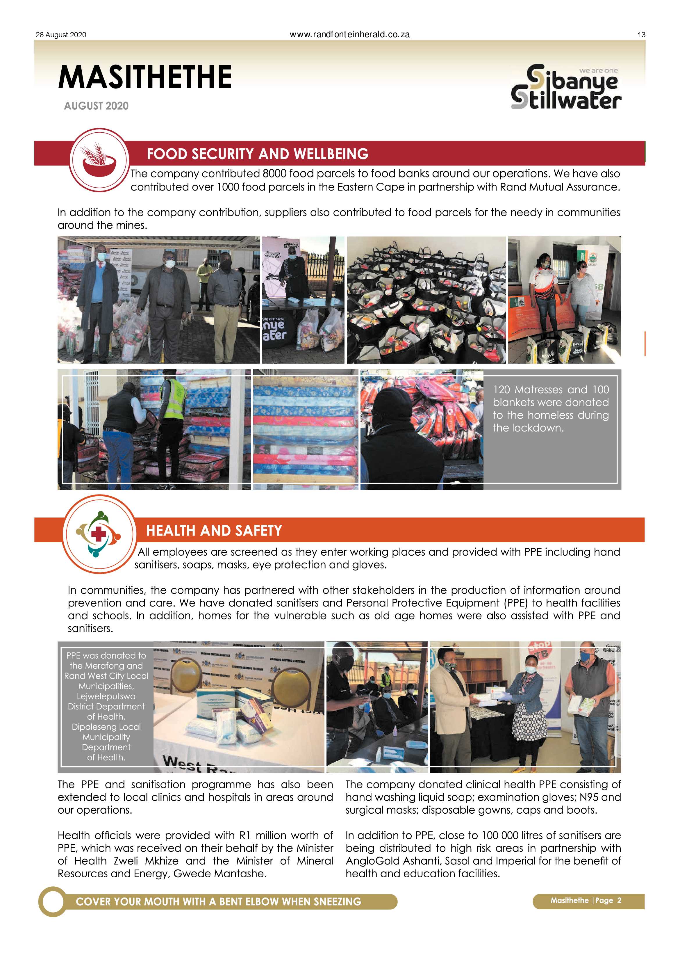 Randfontein Herald 28 August 2020 page 13