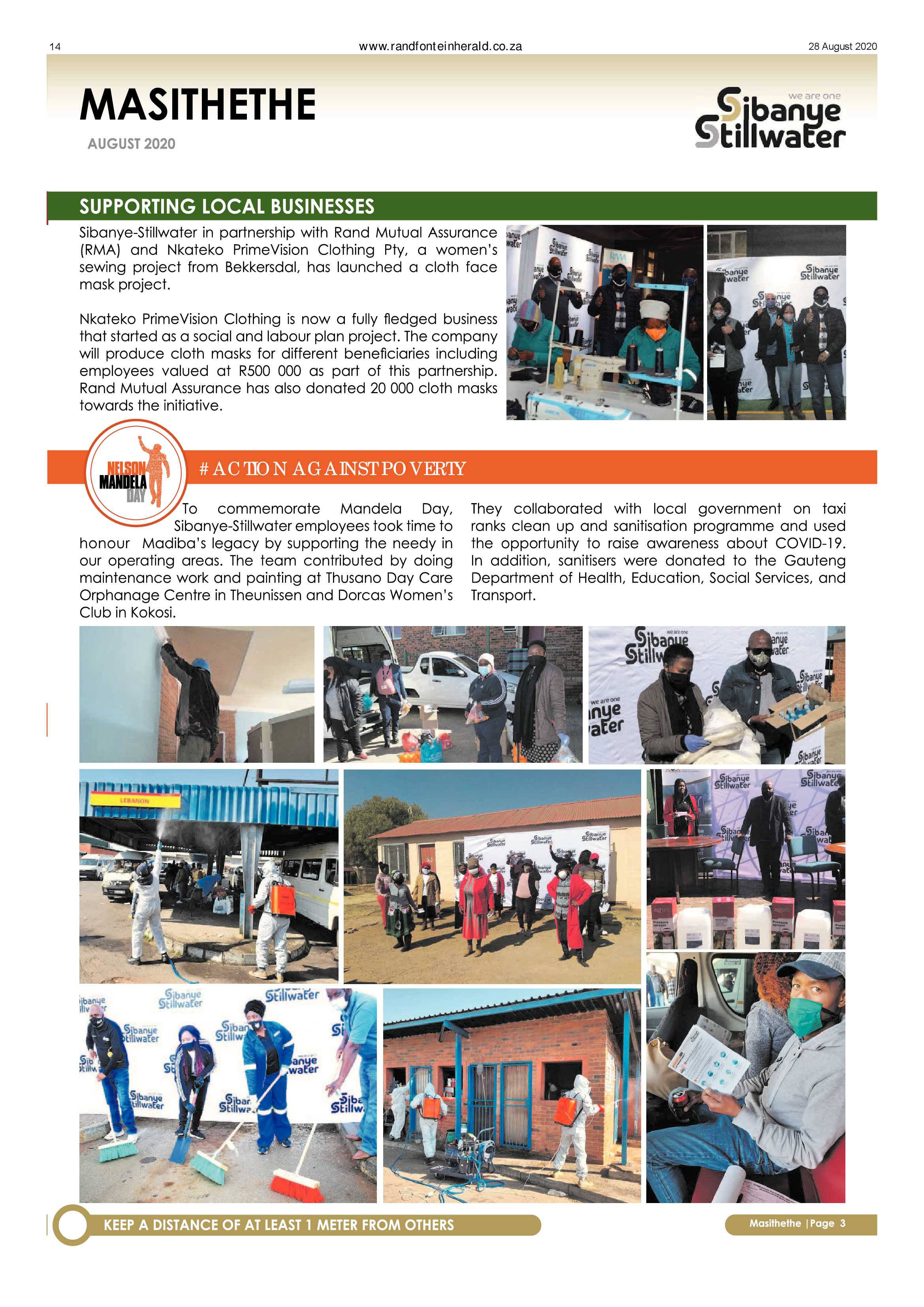 Randfontein Herald 28 August 2020 page 14