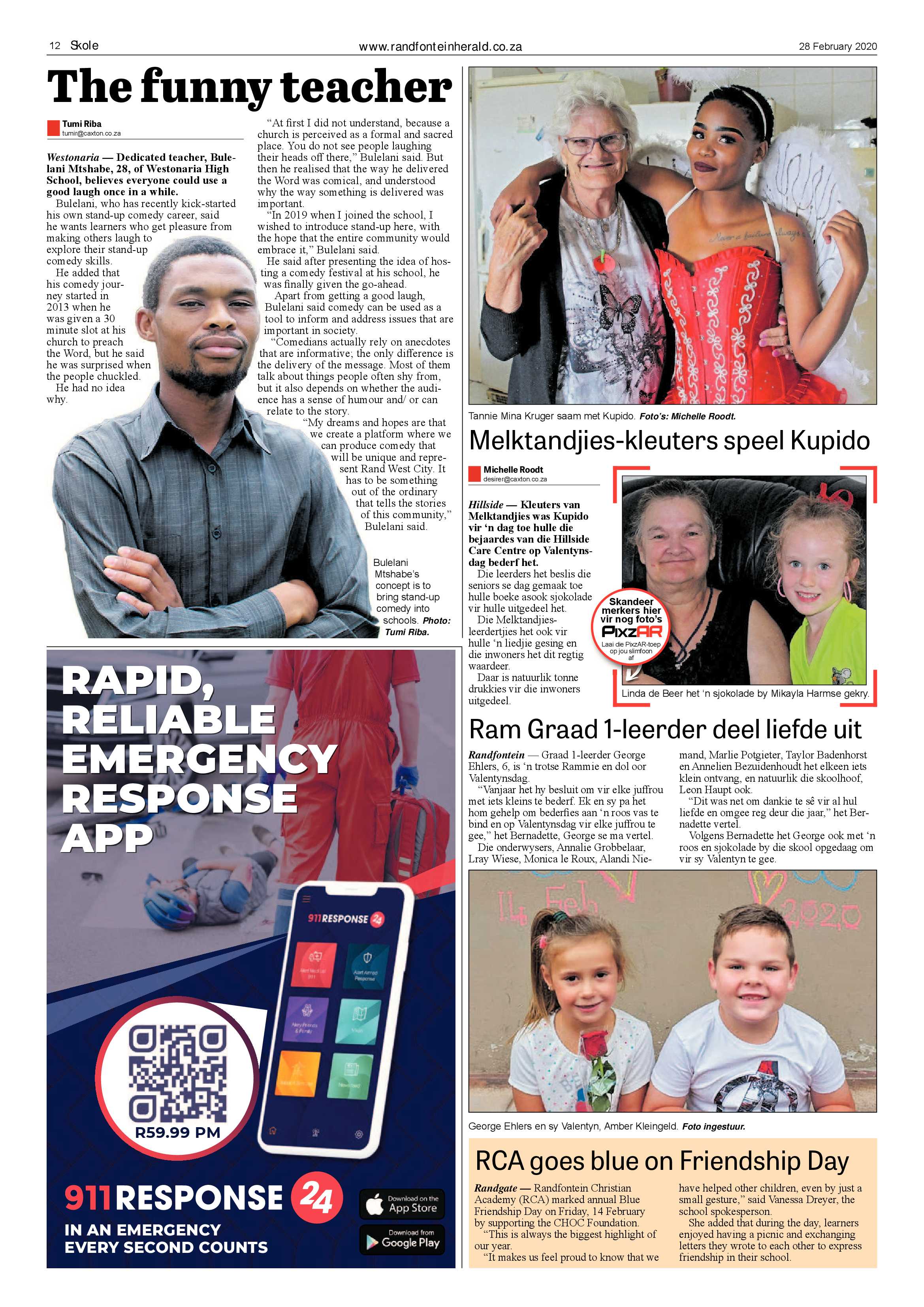 Randfontein Herald 28 February 2020 page 12