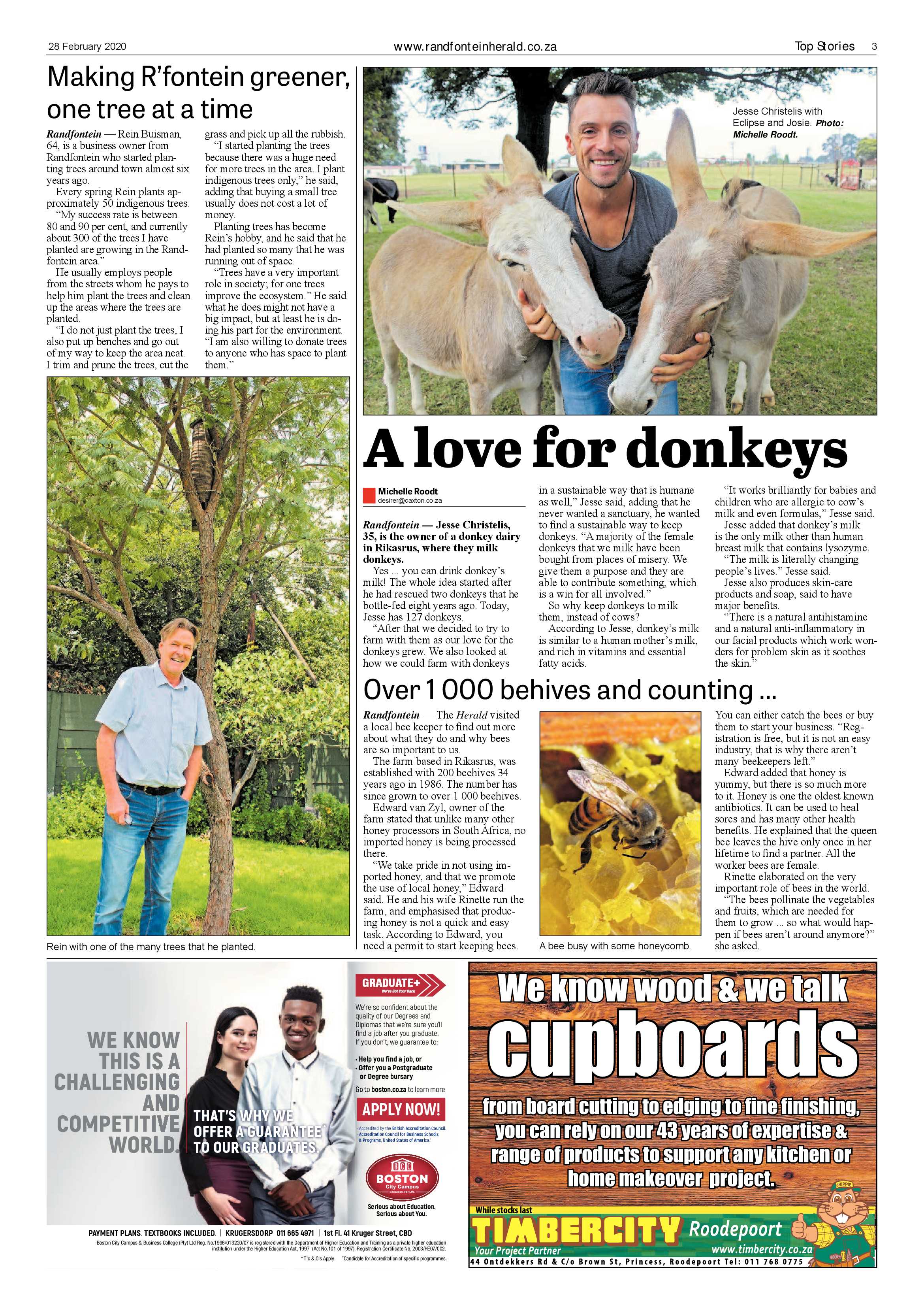 Randfontein Herald 28 February 2020 page 3