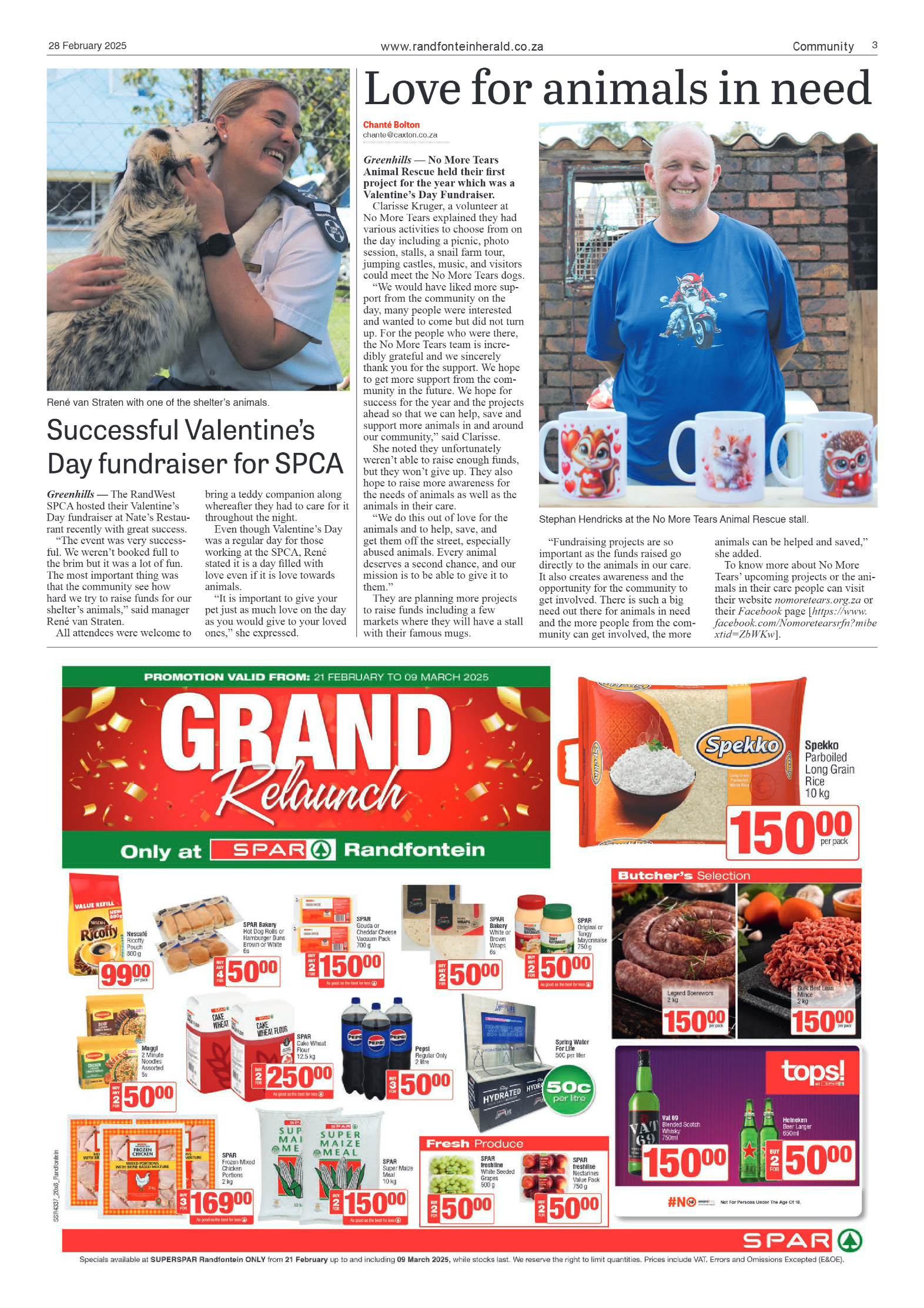 Randfontein Herald 28 February 2025 page 3