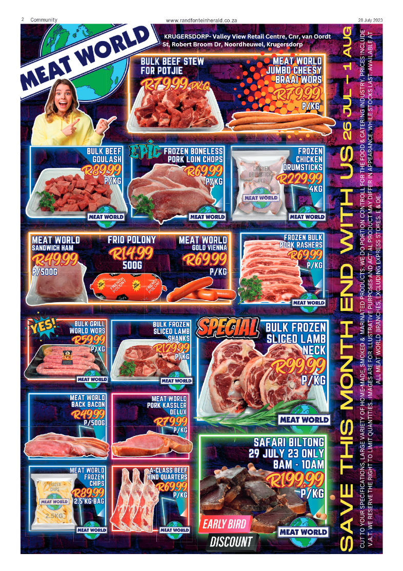 Randfontein Herald 28 July 2023 page 2
