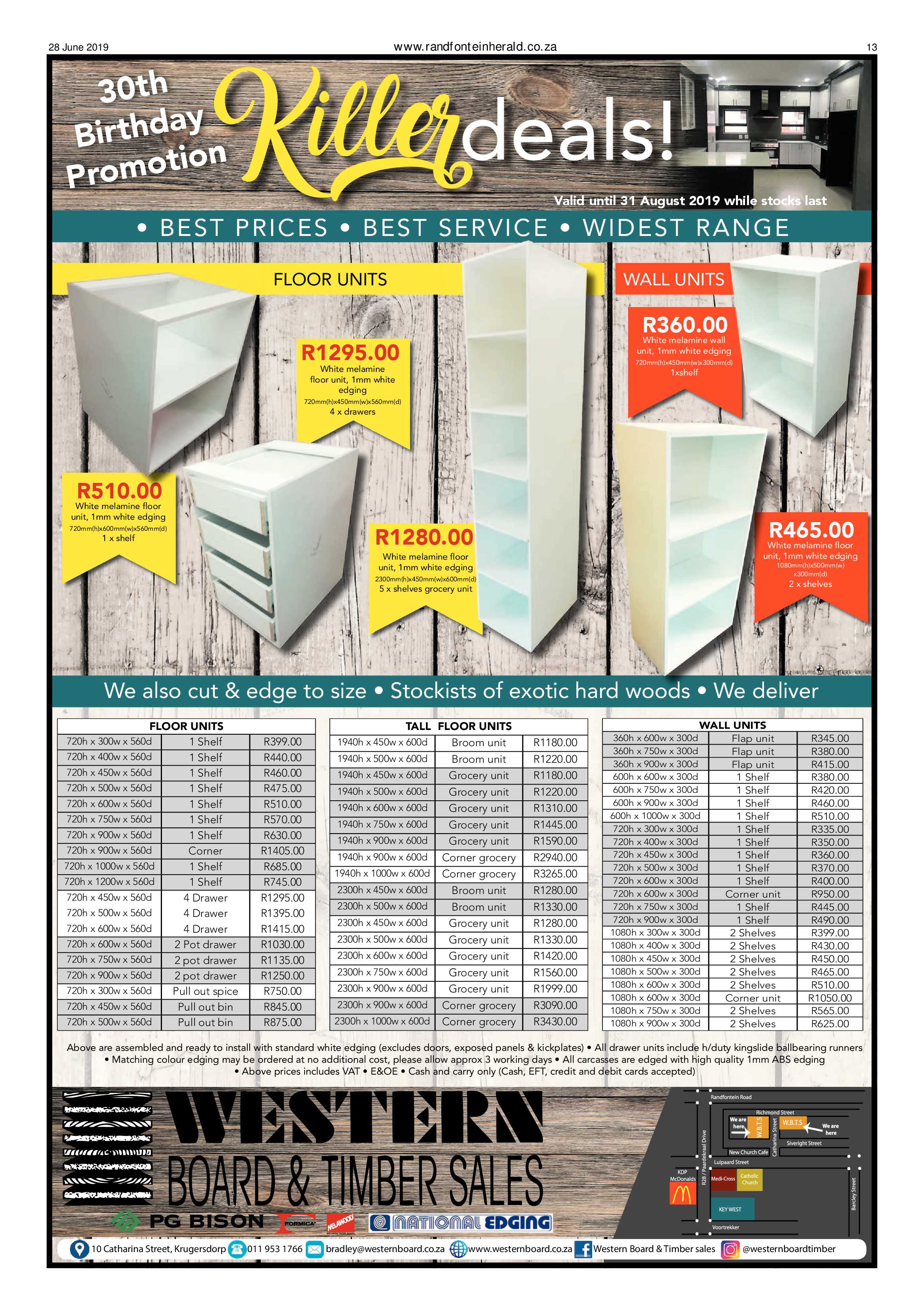 Randfontein Herald 28 June 2019 page 13