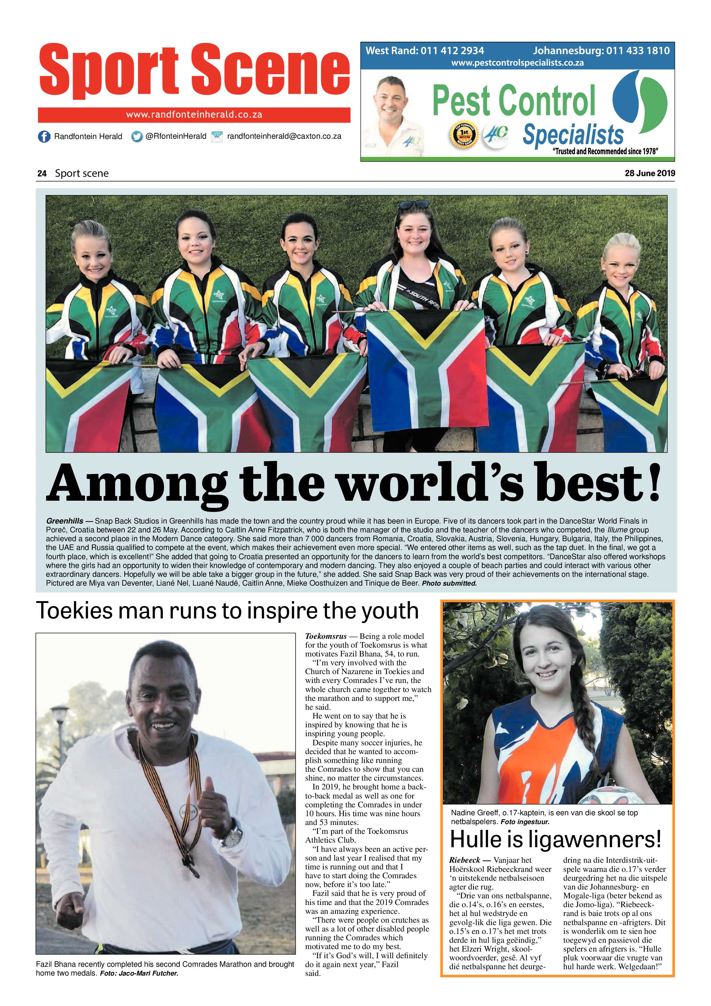 Randfontein Herald 28 June 2019 page 24