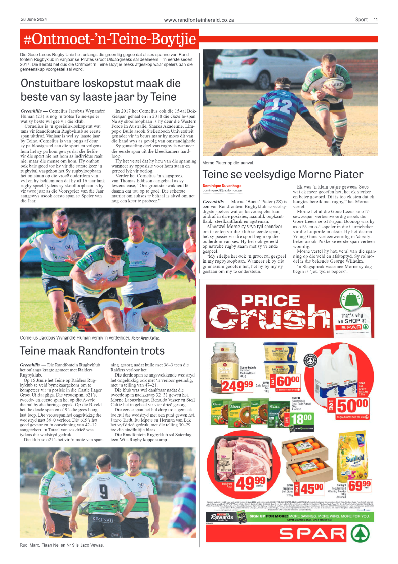 Randfontein Herald 28 June 2024 page 11