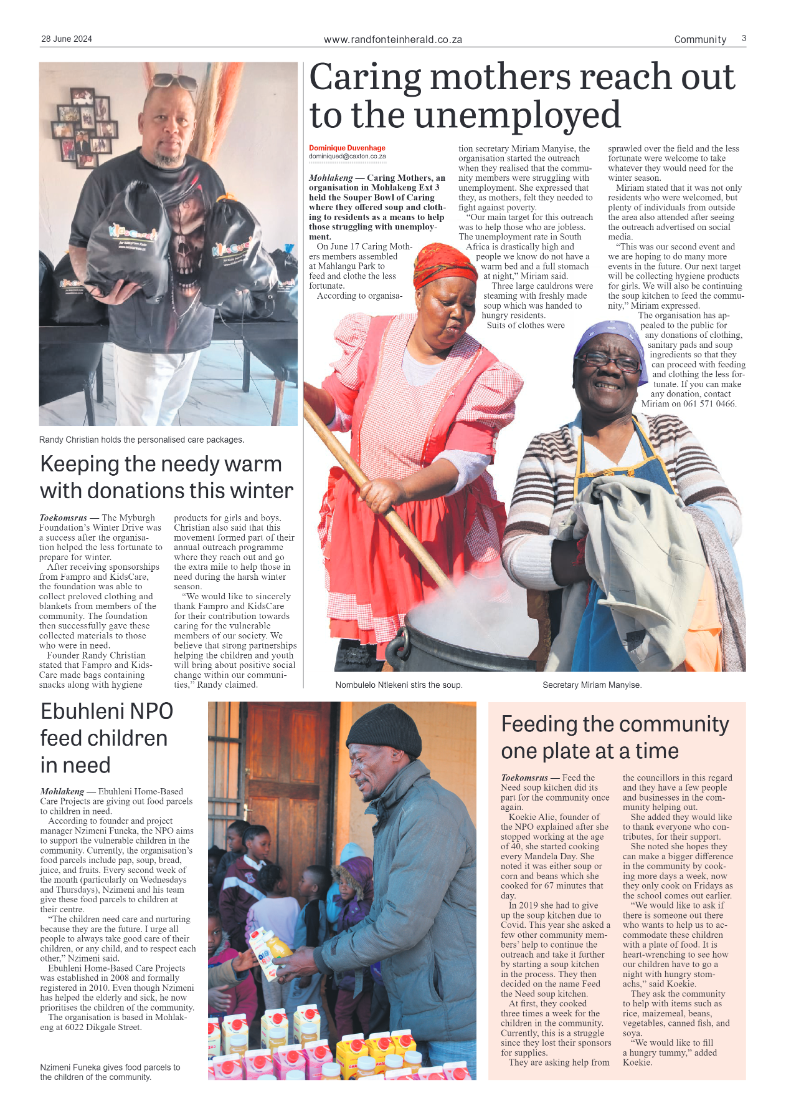 Randfontein Herald 28 June 2024 page 3