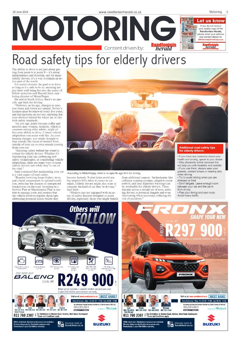 Randfontein Herald 28 June 2024 page 9