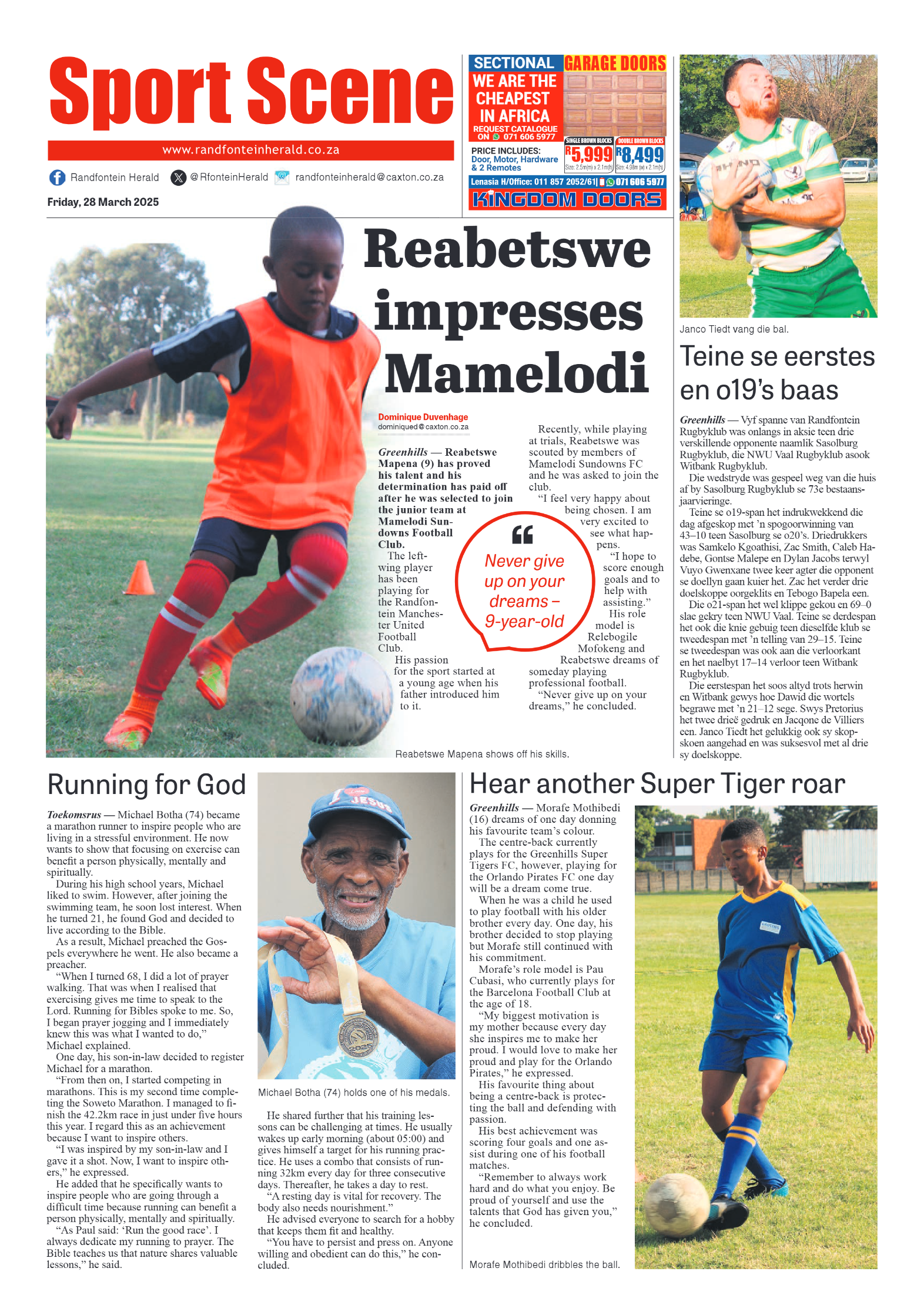 Randfontein Herald 28 March 2025 page 8