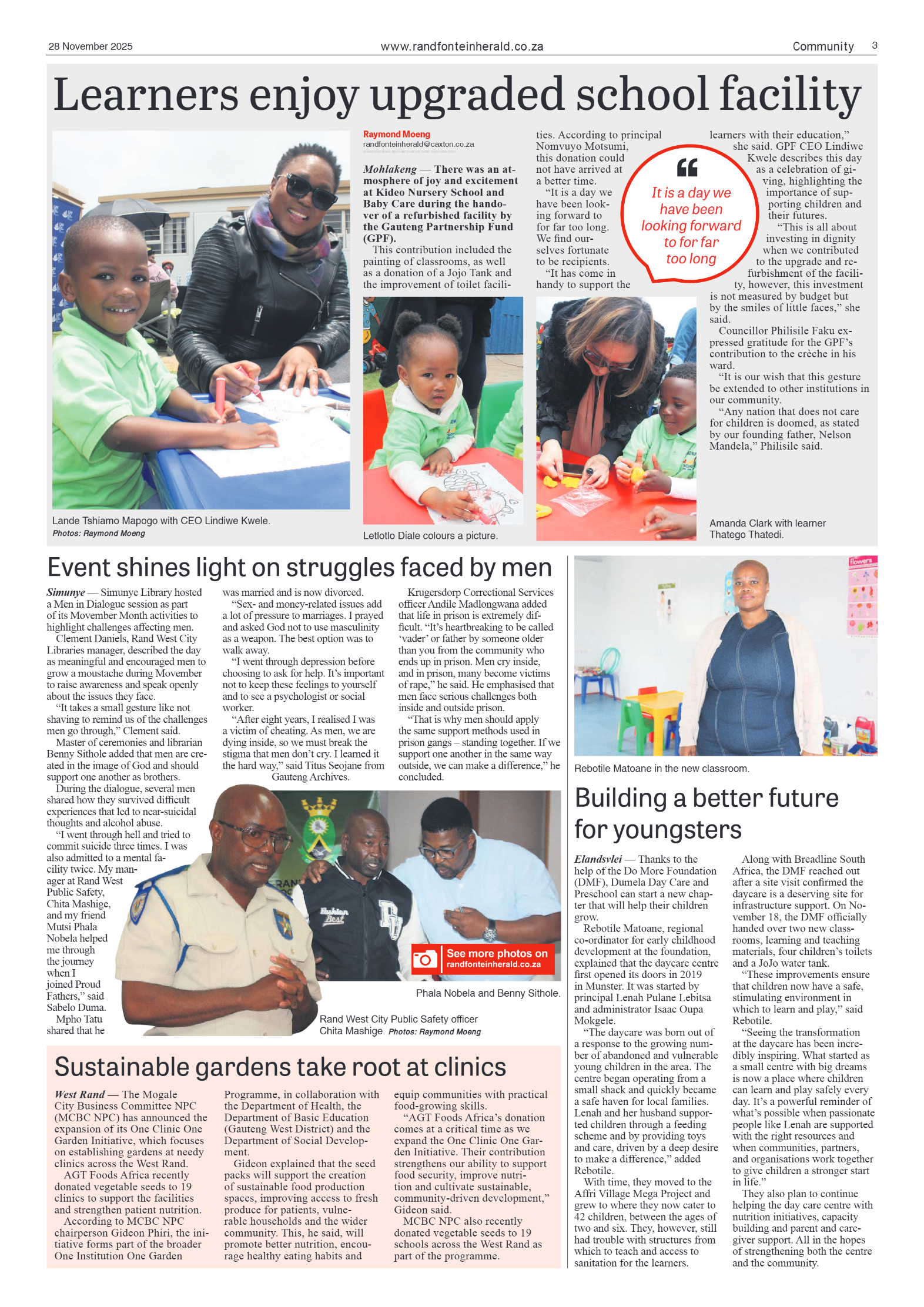Randfontein Herald 28 November 2025 page 5