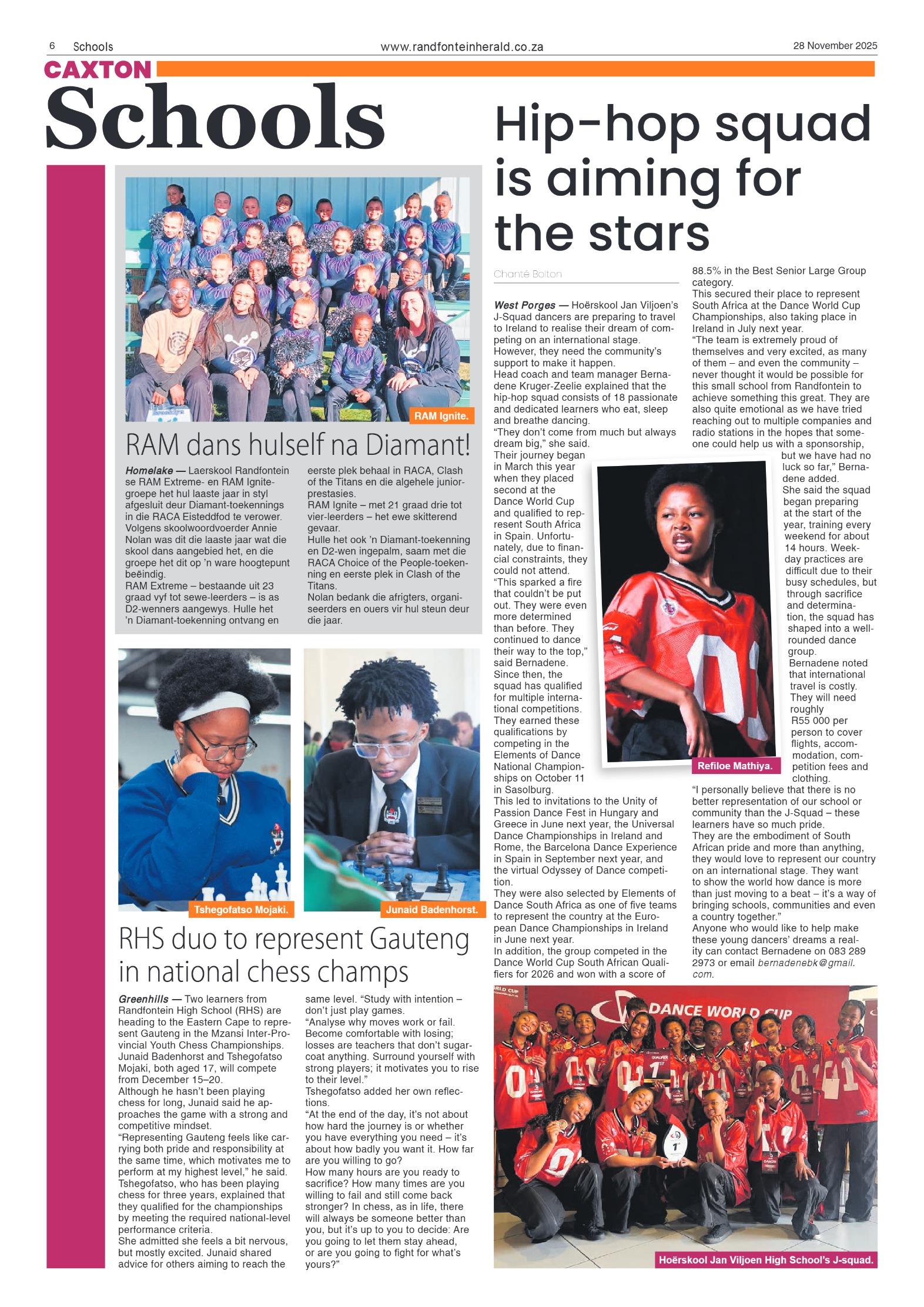 Randfontein Herald 28 November 2025 page 8