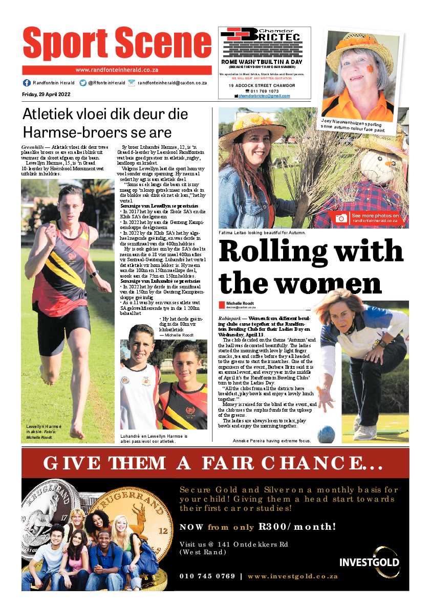 Randfontein Herald 29 April 2022 page 8