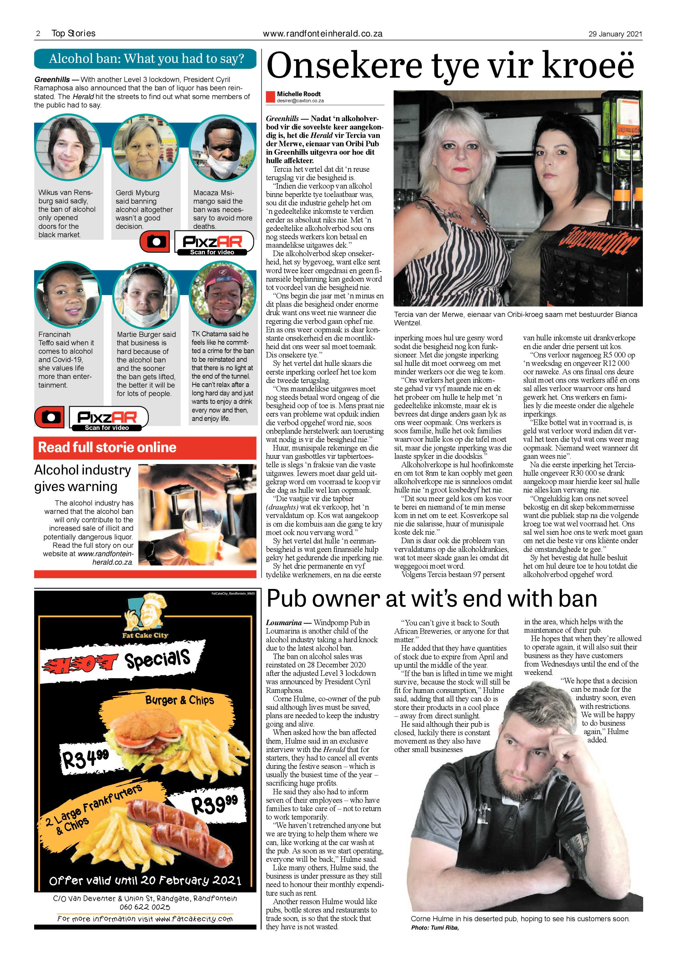 Randfontein Herald 29 January 2021 page 2