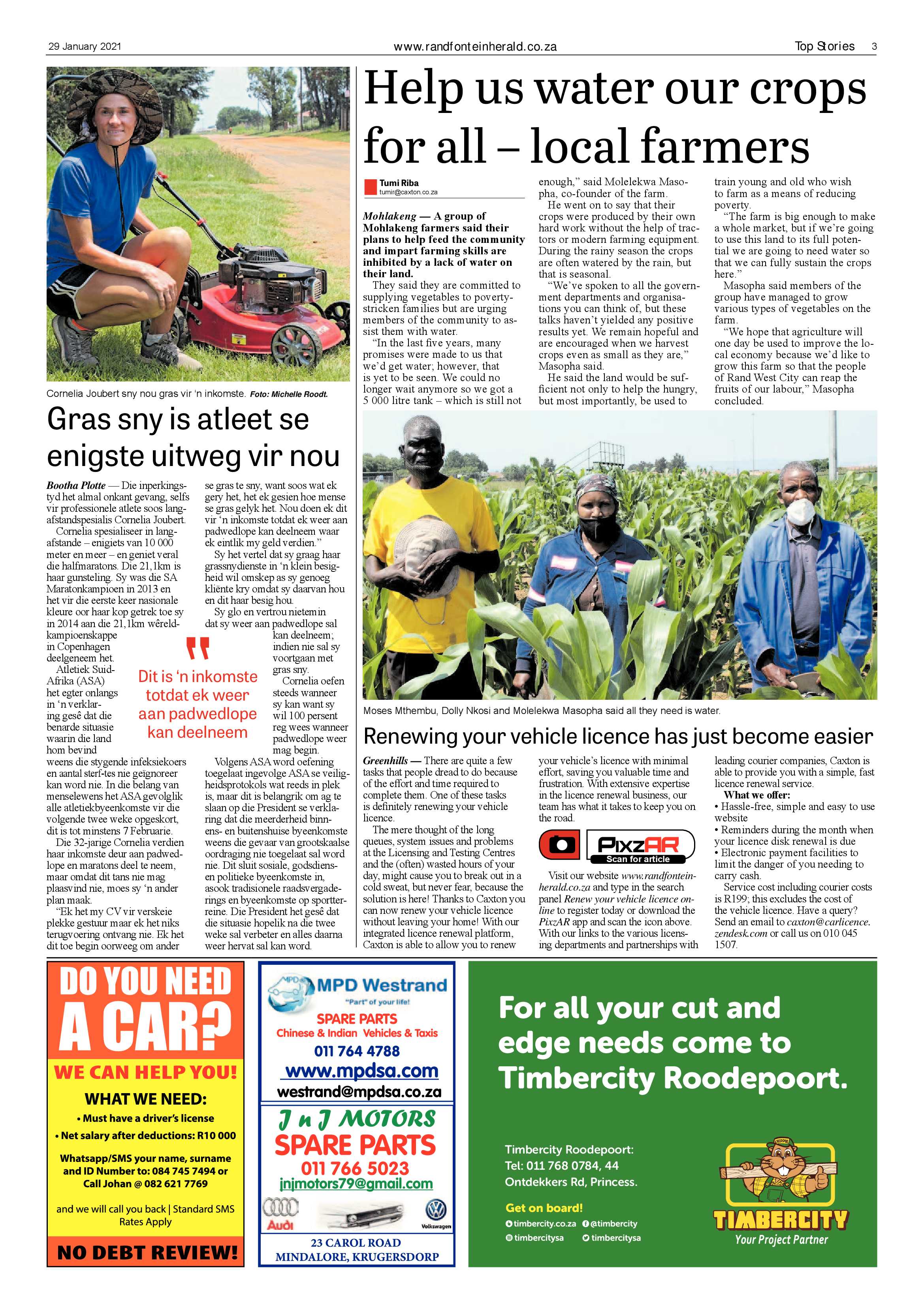 Randfontein Herald 29 January 2021 page 3