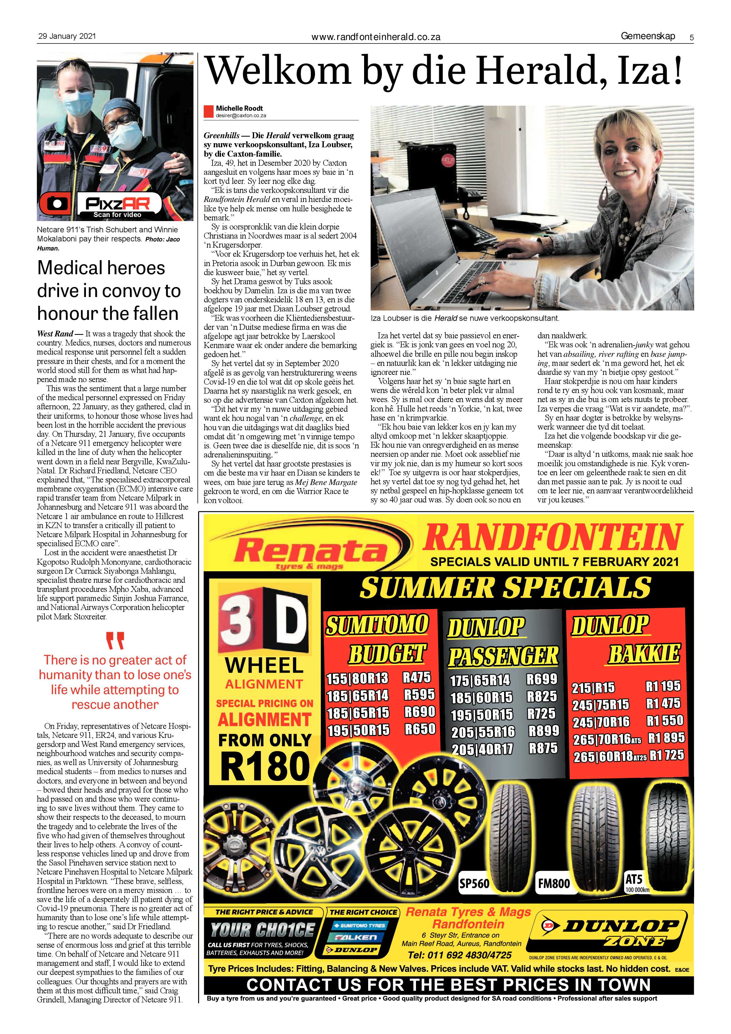 Randfontein Herald 29 January 2021 page 5