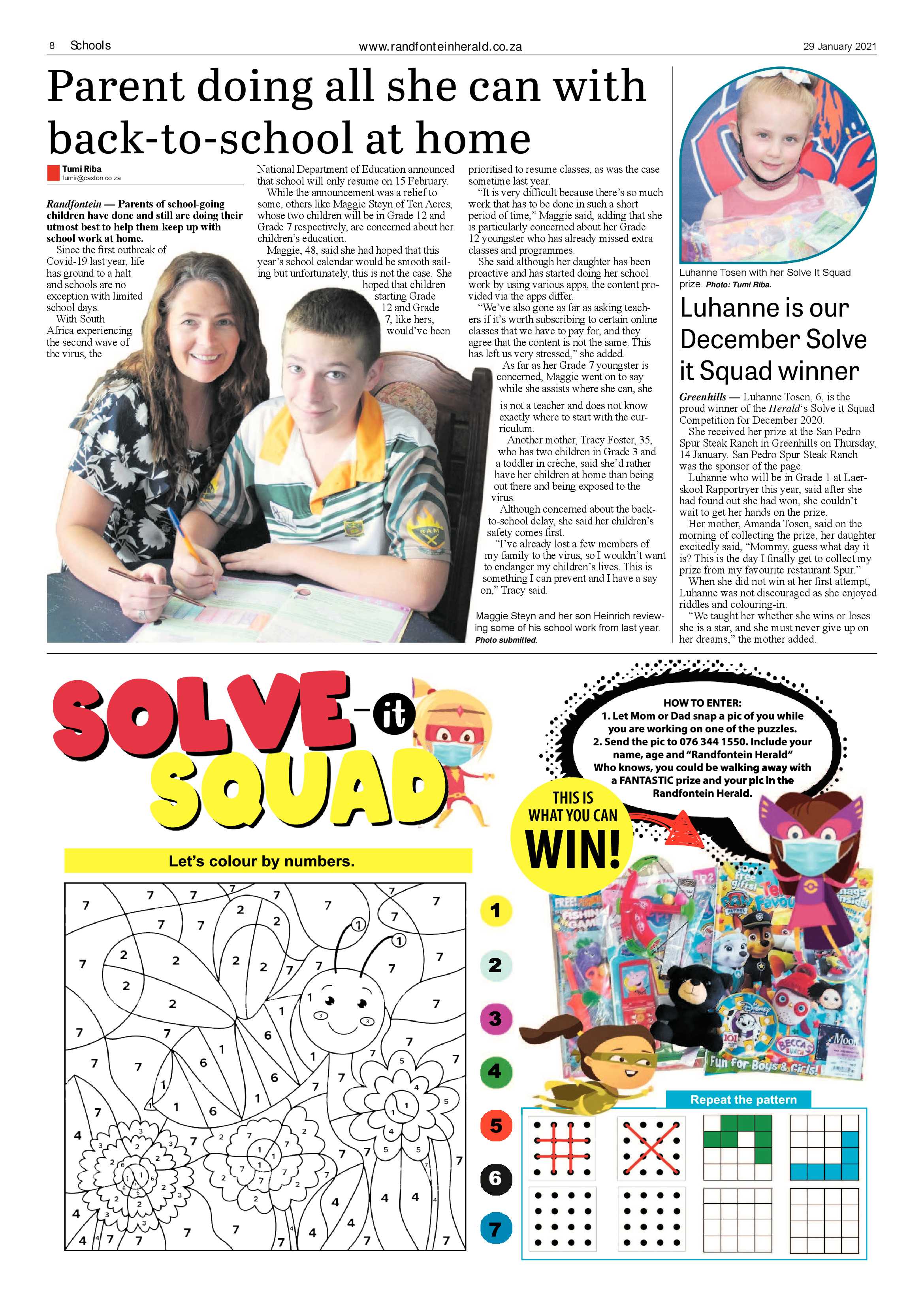 Randfontein Herald 29 January 2021 page 8