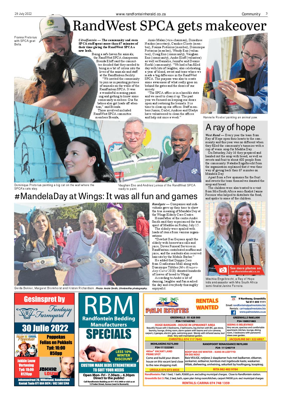 Randfontein Herald 29 July 2022 page 3