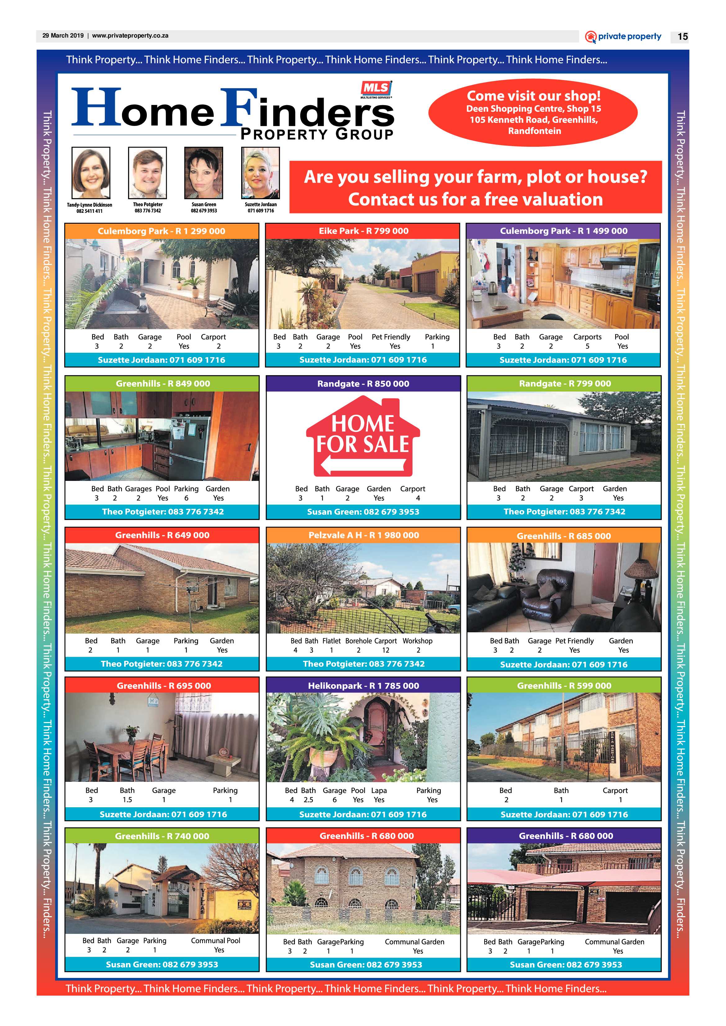 Randfontein Herald 29 March 2019 page 15