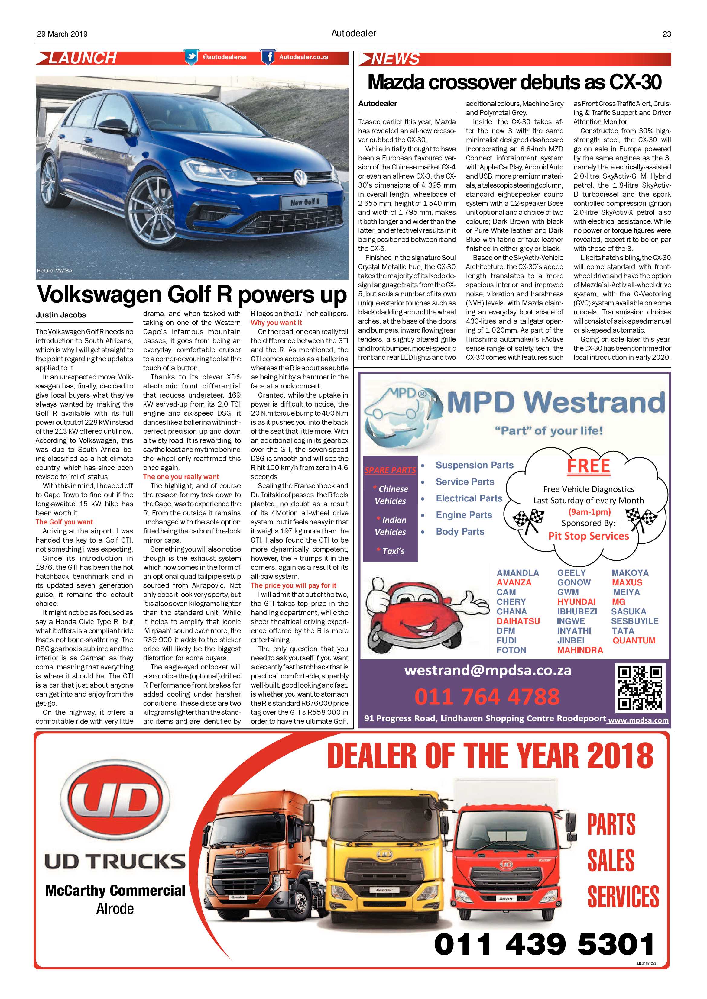 Randfontein Herald 29 March 2019 page 23