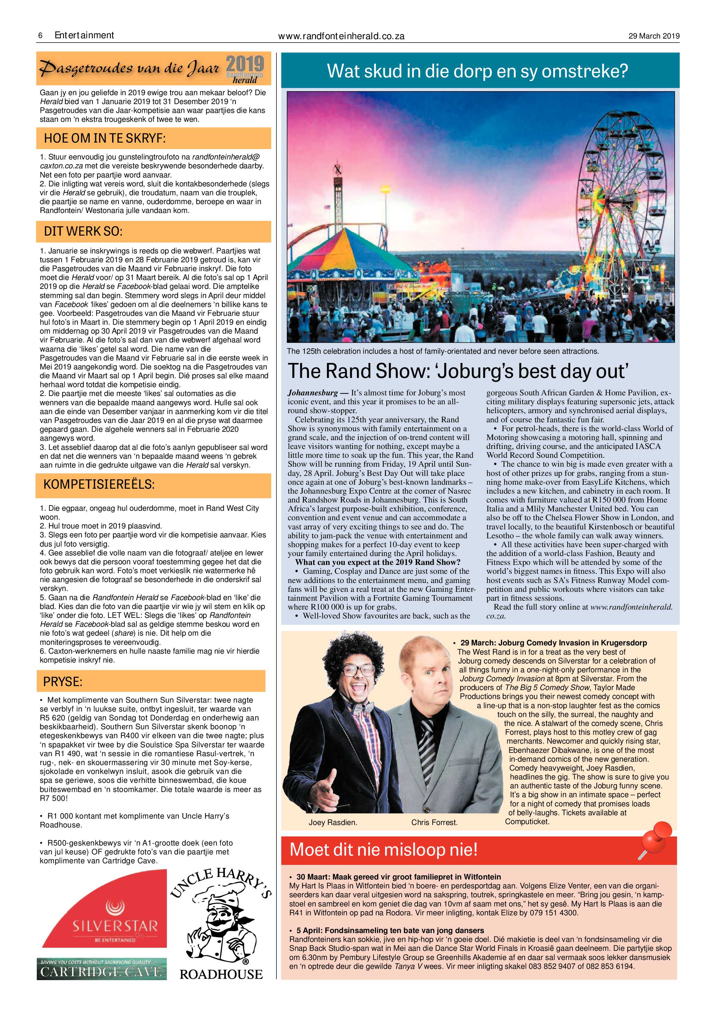 Randfontein Herald 29 March 2019 page 6