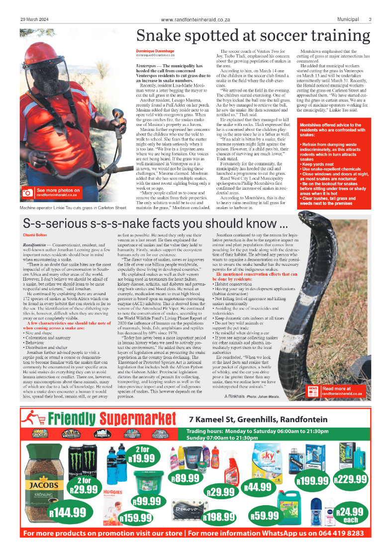 Randfontein Herald 29 March 2024 page 3