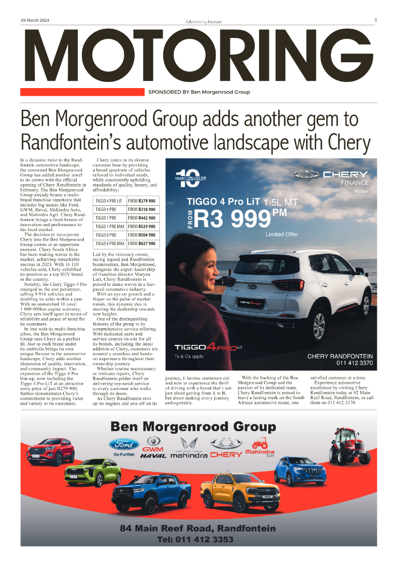 Randfontein Herald 29 March 2024 page 5