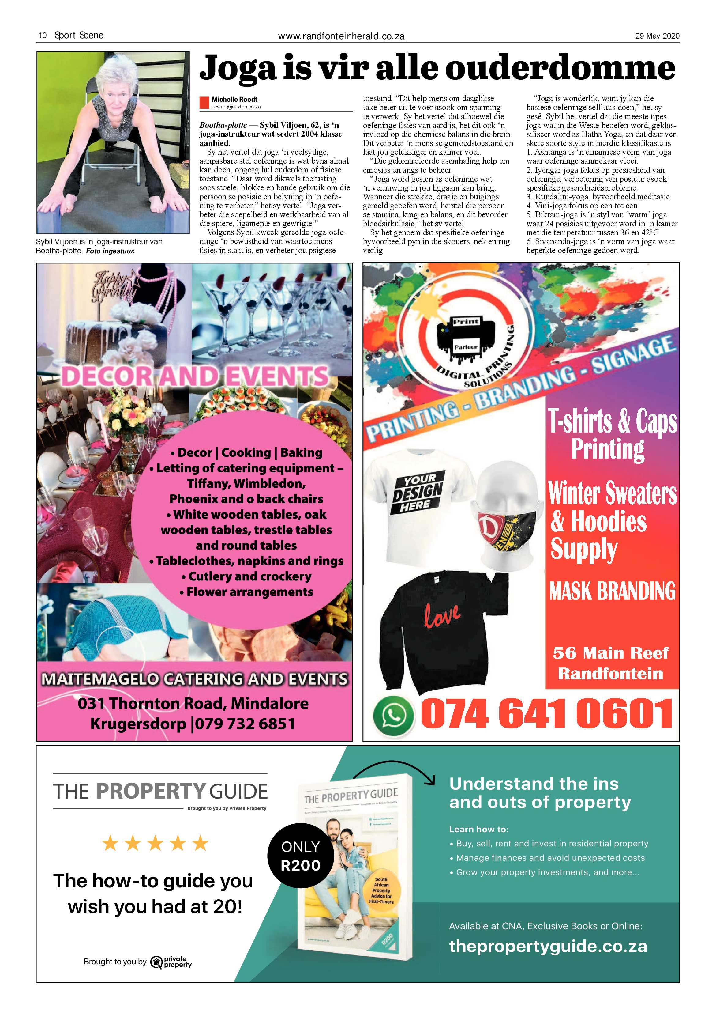 Randfontein Herald 29 May 2020 page 10