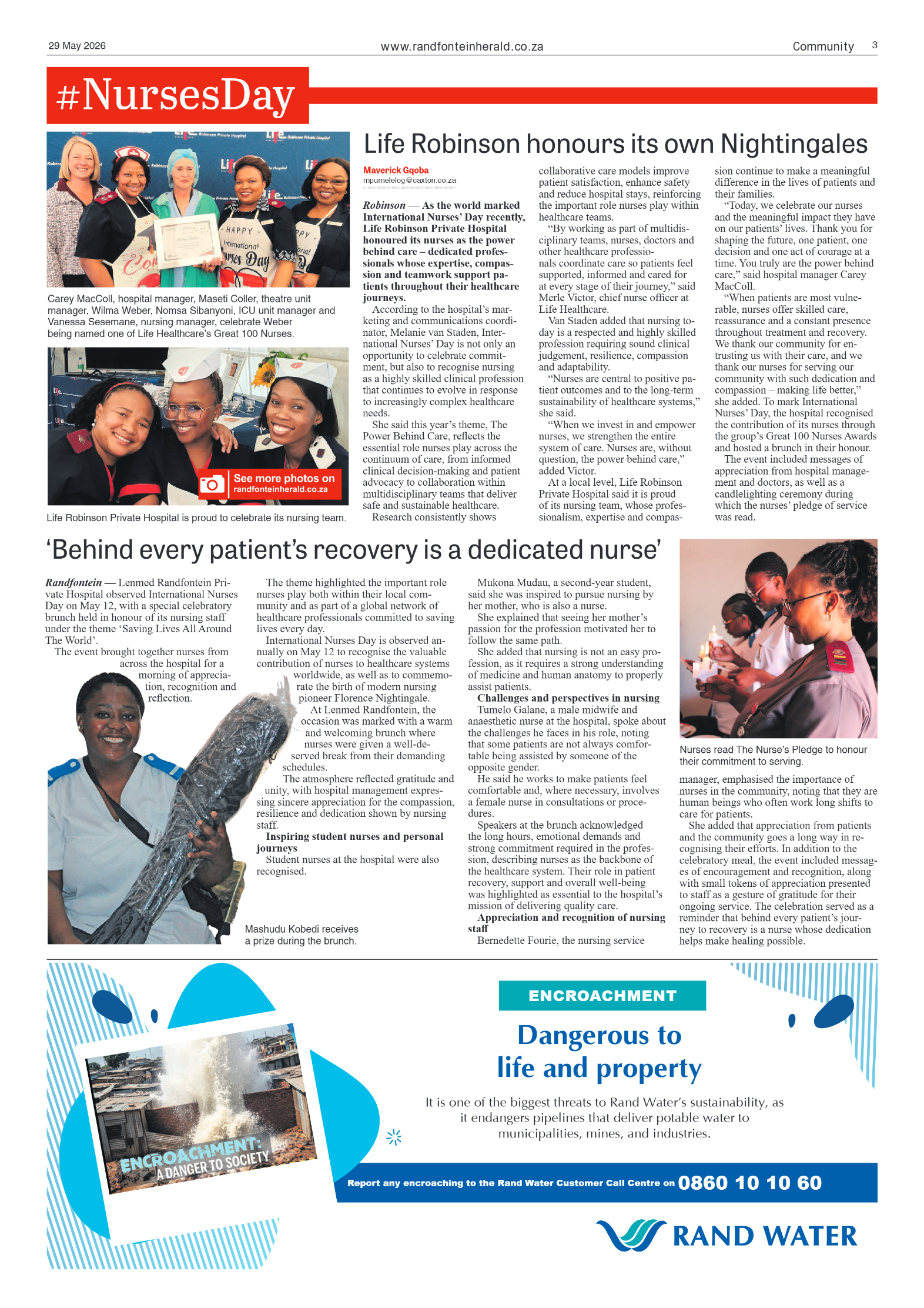 Randfontein Herald 29 May 2029 page 3
