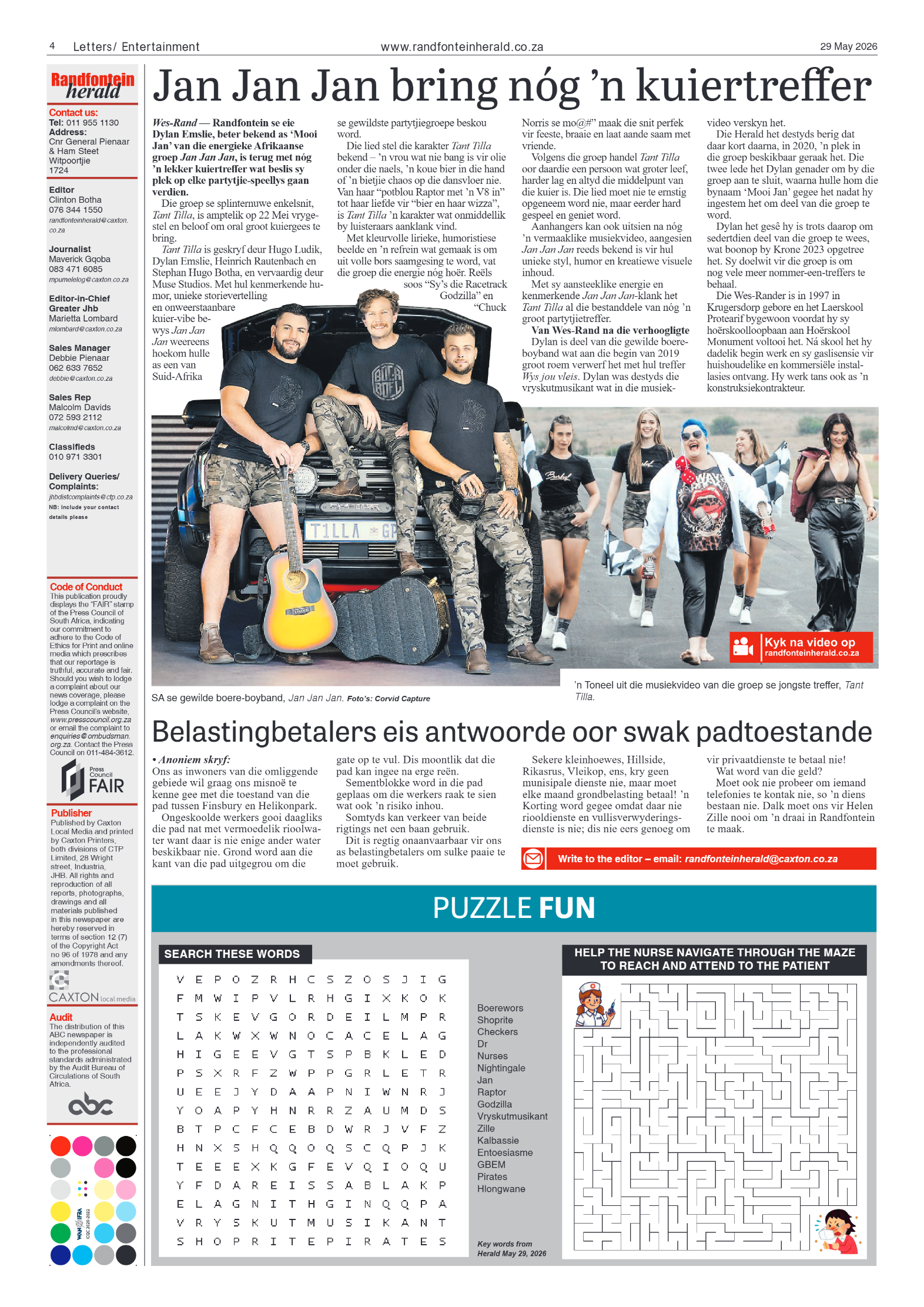 Randfontein Herald 29 May 2029 page 4