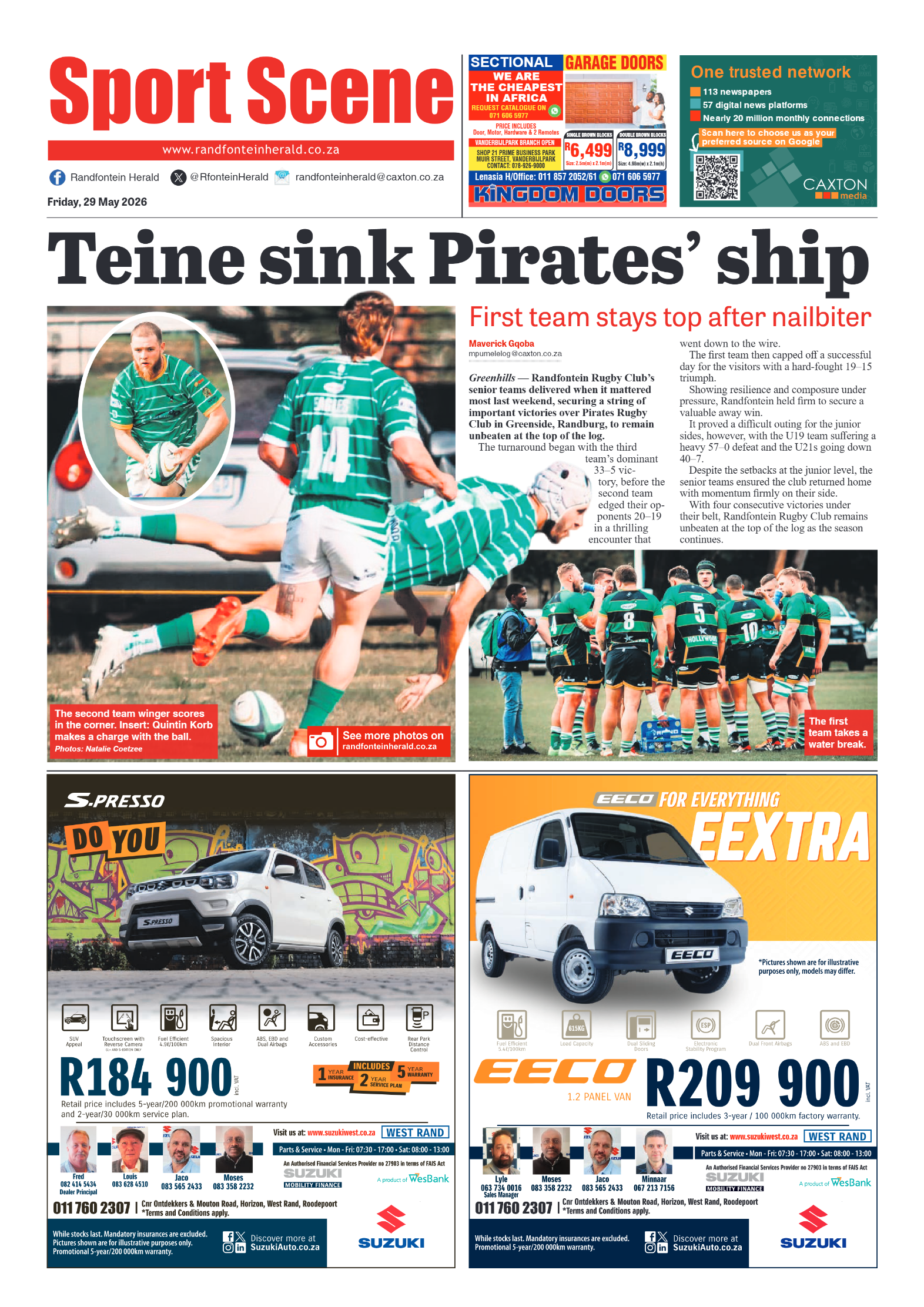 Randfontein Herald 29 May 2029 page 8