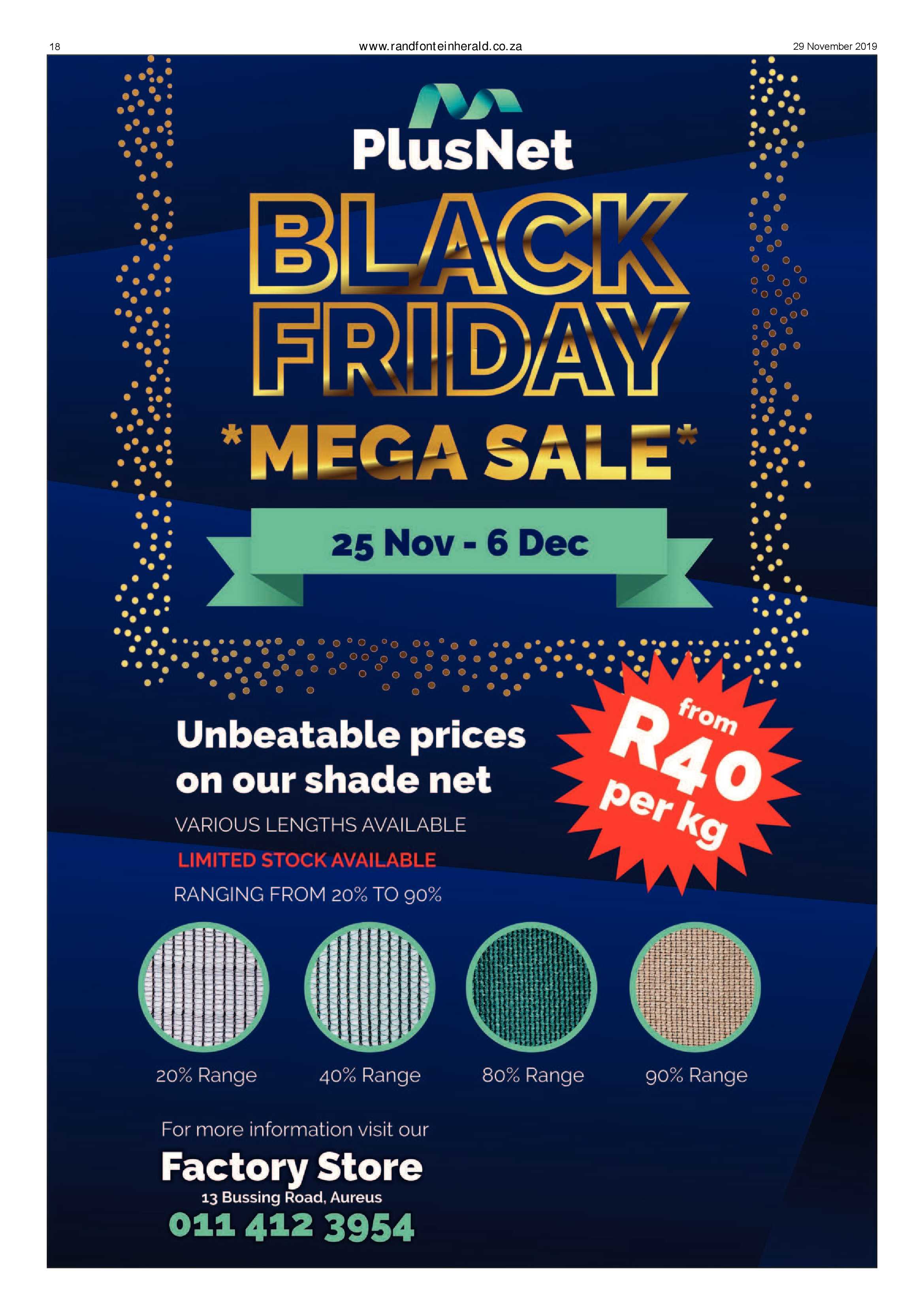 Randfontein Herald 29 November 2019 page 18