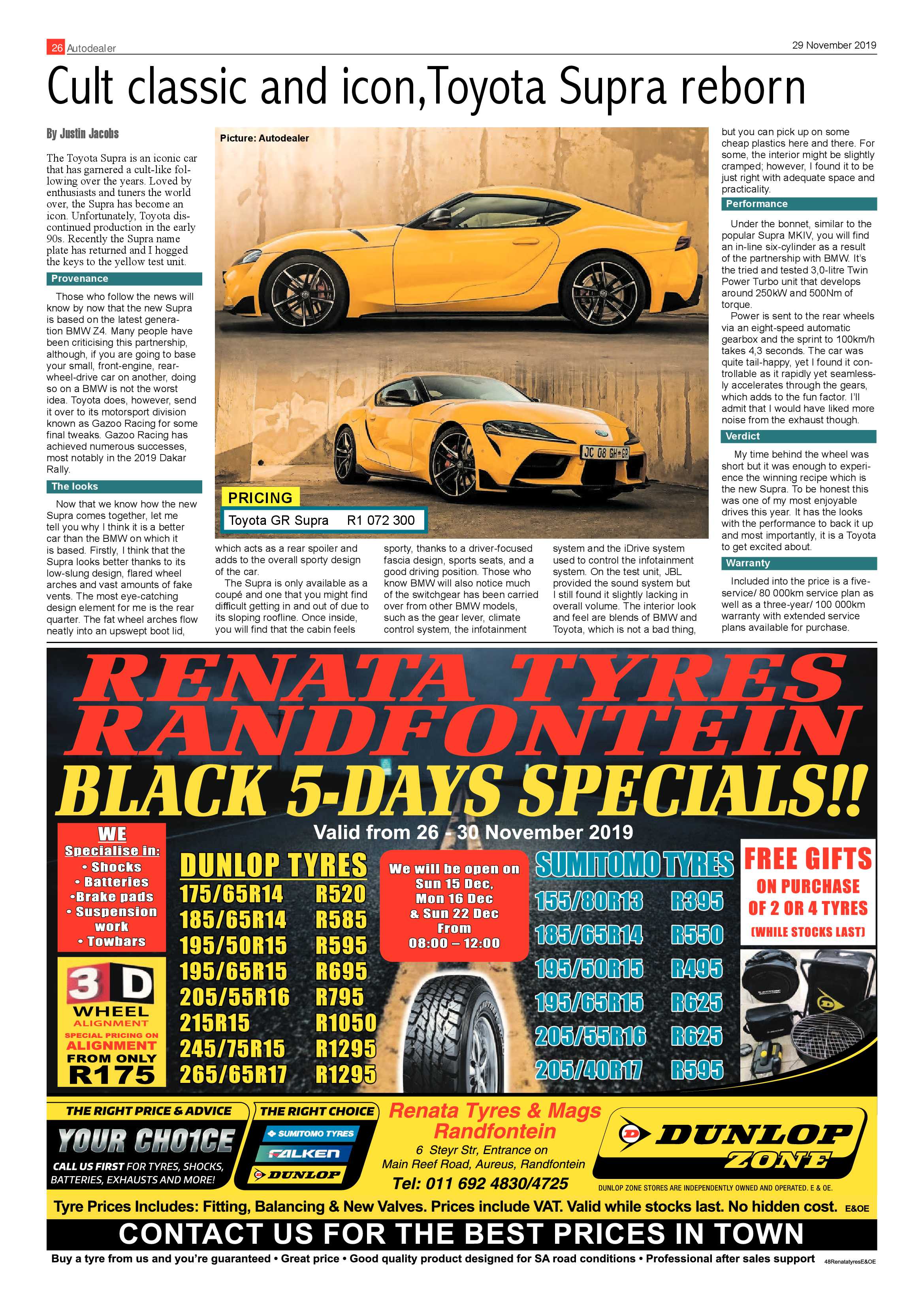 Randfontein Herald 29 November 2019 page 26