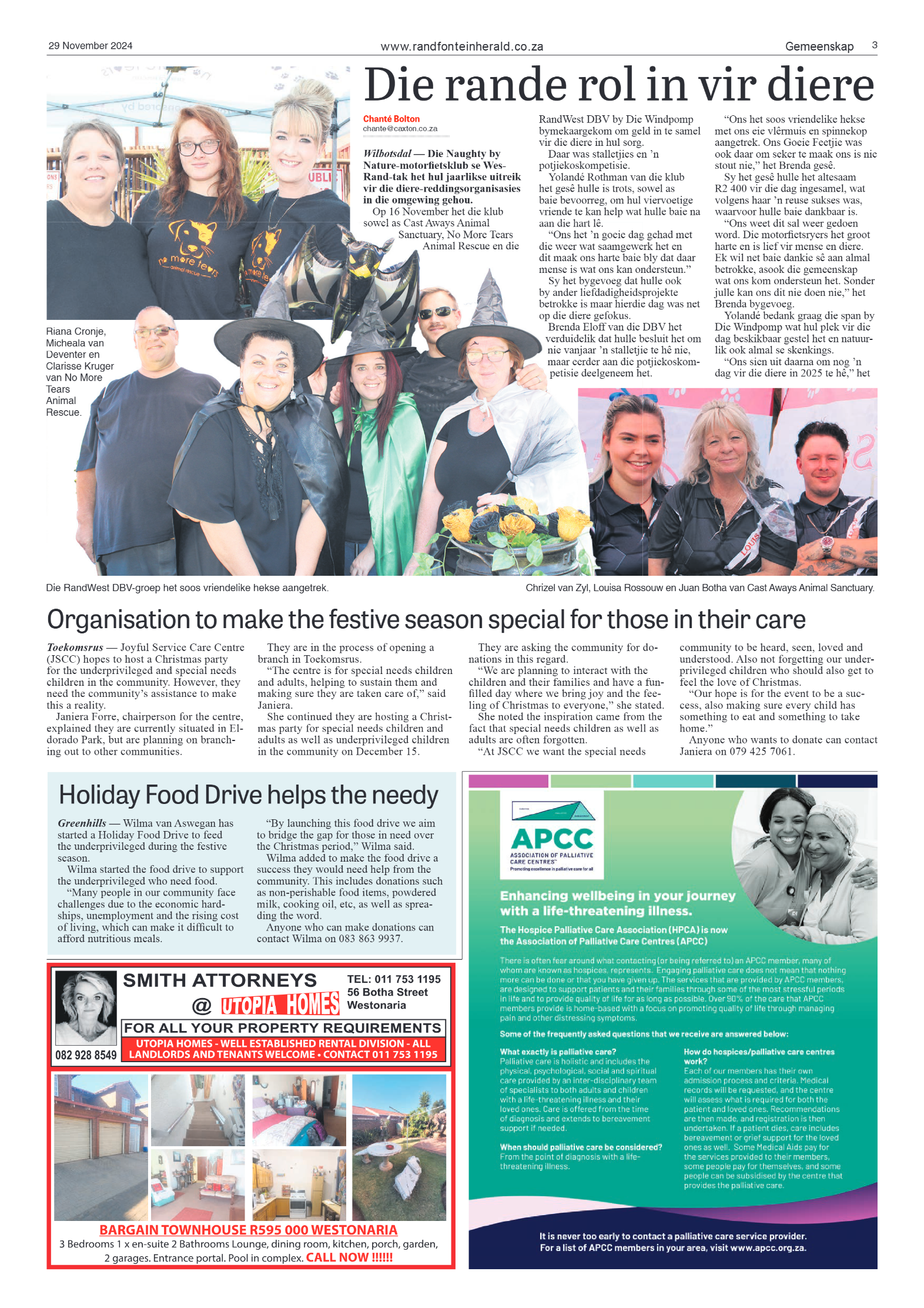 Randfontein Herald 29 November 2024 page 3