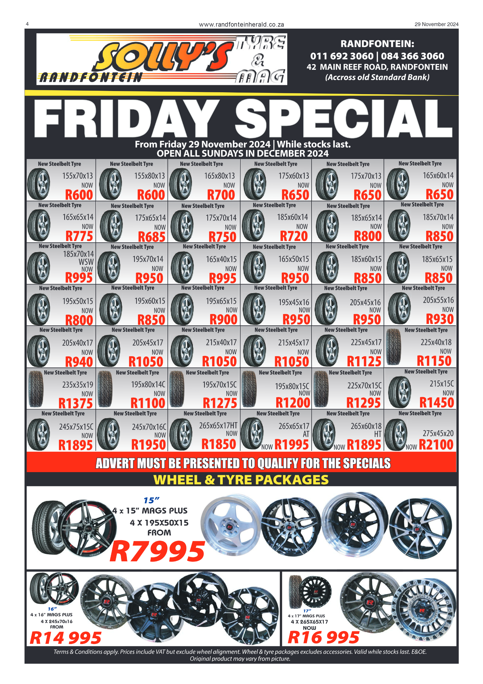 Randfontein Herald 29 November 2024 page 4