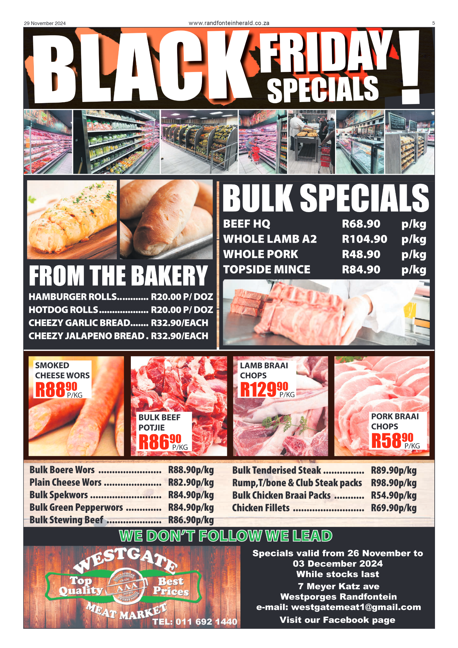 Randfontein Herald 29 November 2024 page 5