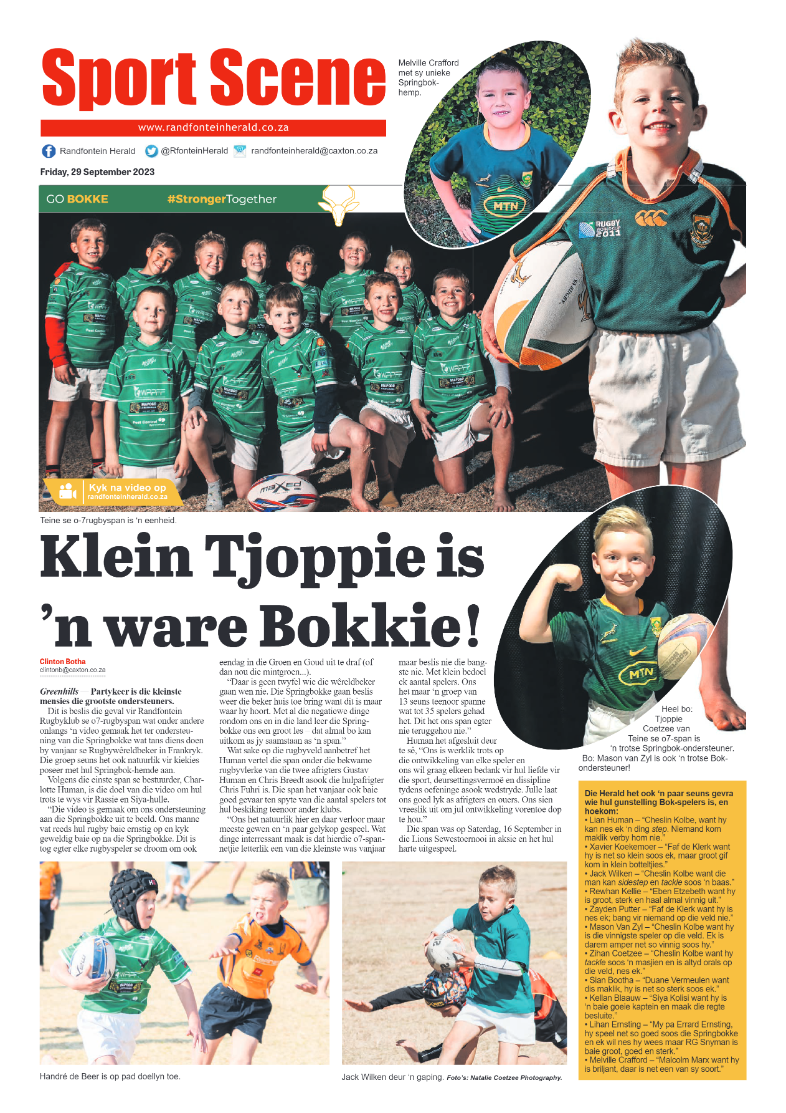 Randfontein Herald 29 September 2023 page 8