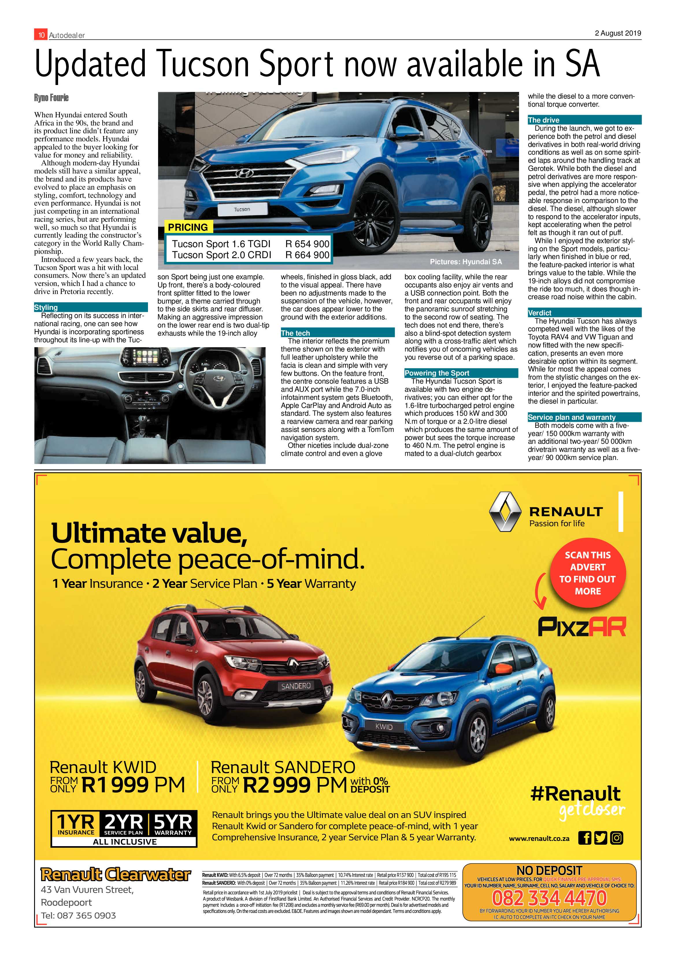 Randfontein Herald 2 August 2019 page 10