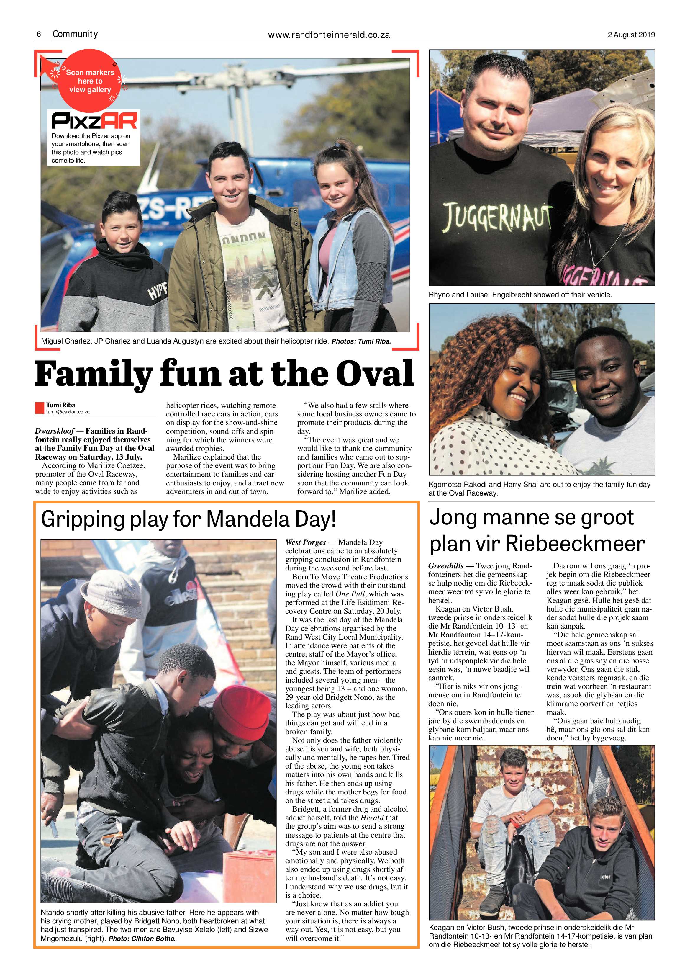 Randfontein Herald 2 August 2019 page 6