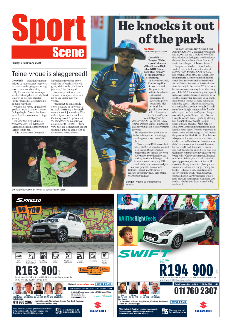 Randfontein Herald 2 February 2024 page 8