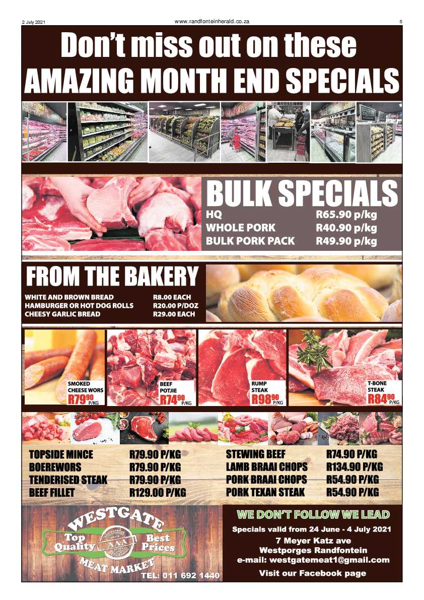 Randfontein Herald 2 July 2021 page 5