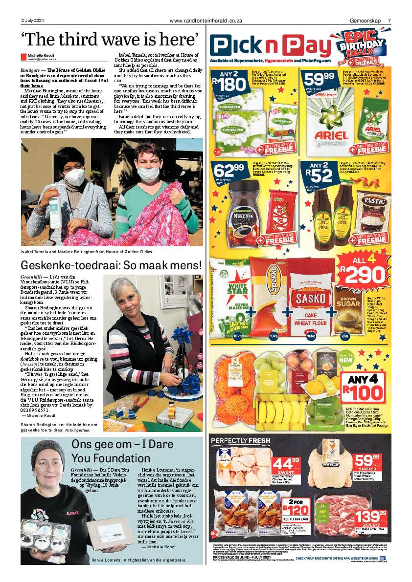 Randfontein Herald 2 July 2021 page 7