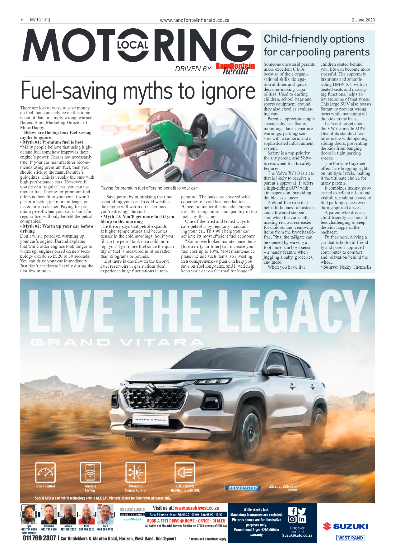 Randfontein Herald 2 June 2023 page 6