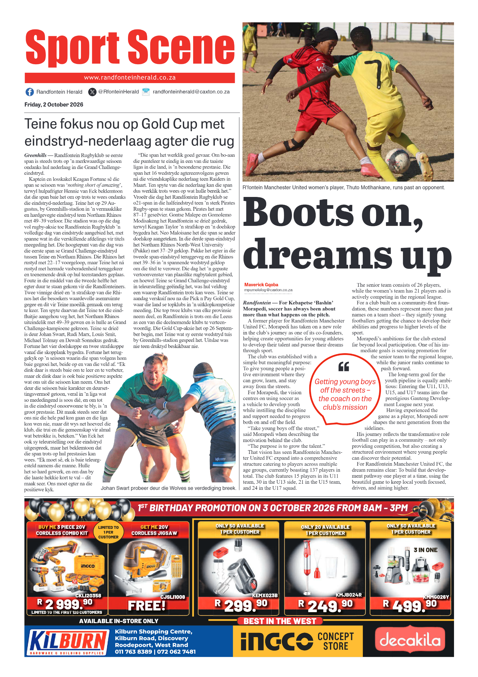 Randfontein Herald 2 October 2026 page 8