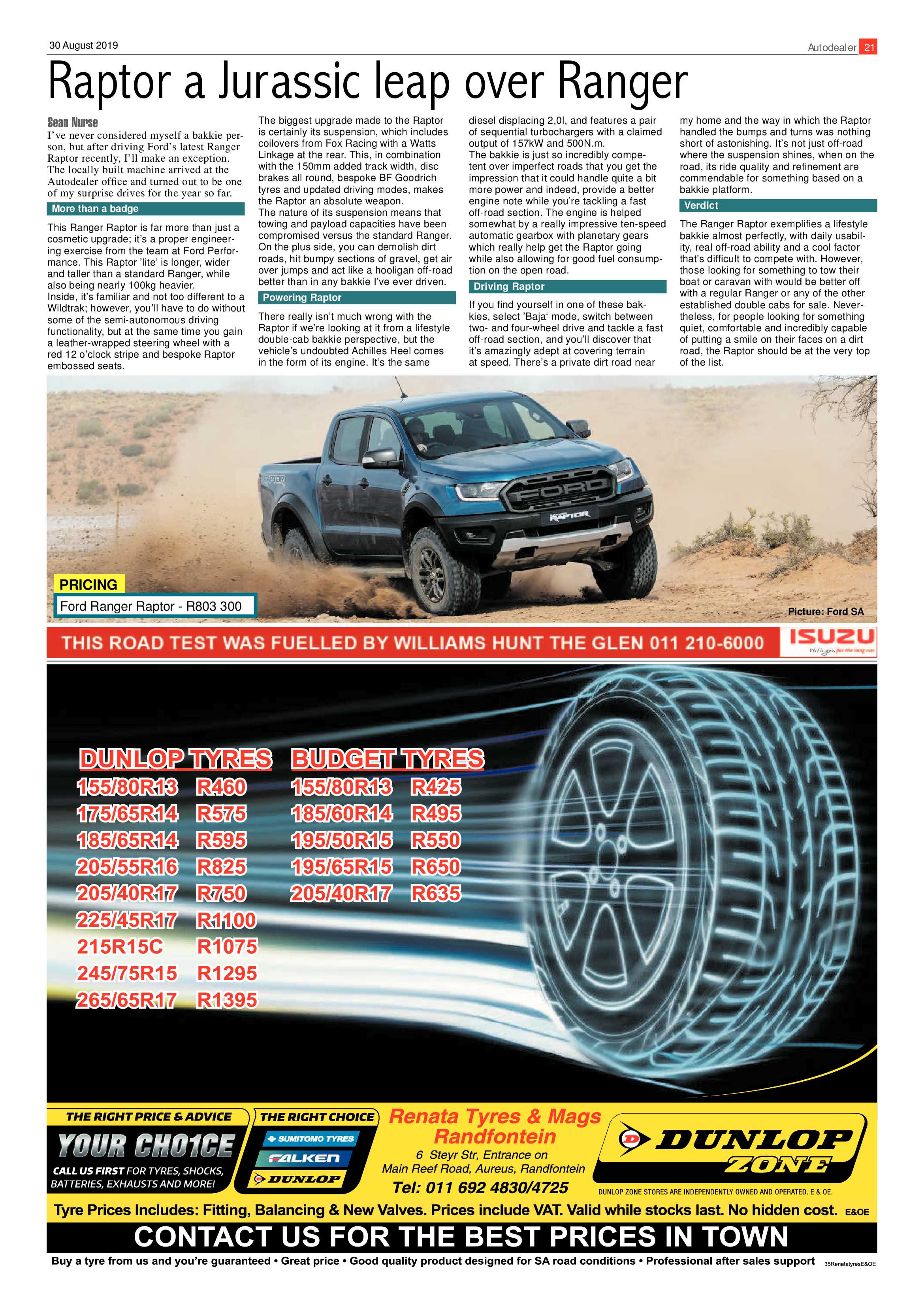 Randfontein Herald 30 August 2019 page 21