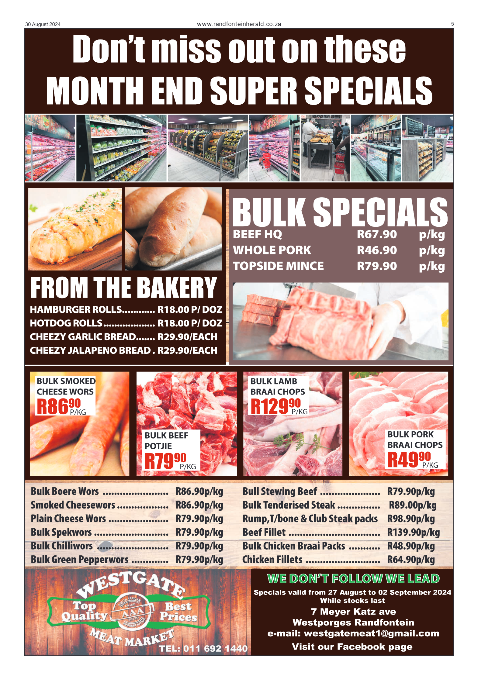 Randfontein Herald 30 August 2024 page 5