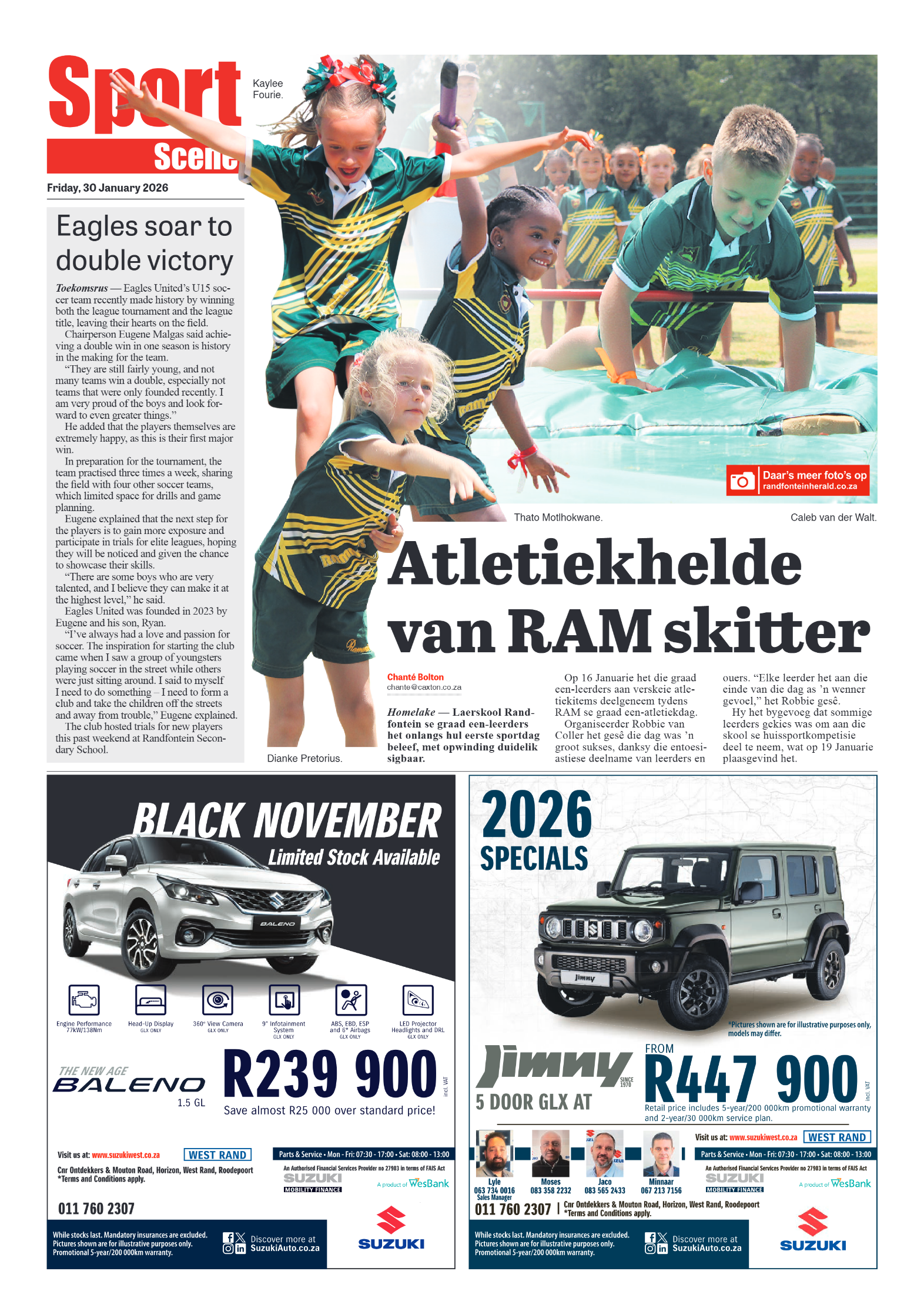 Randfontein Herald 30 Janaury 2026 page 8