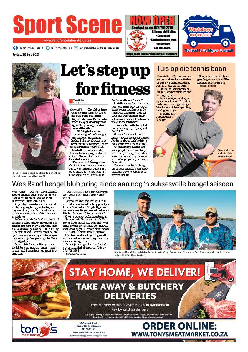Randfontein Herald 30 July 2021 page 12
