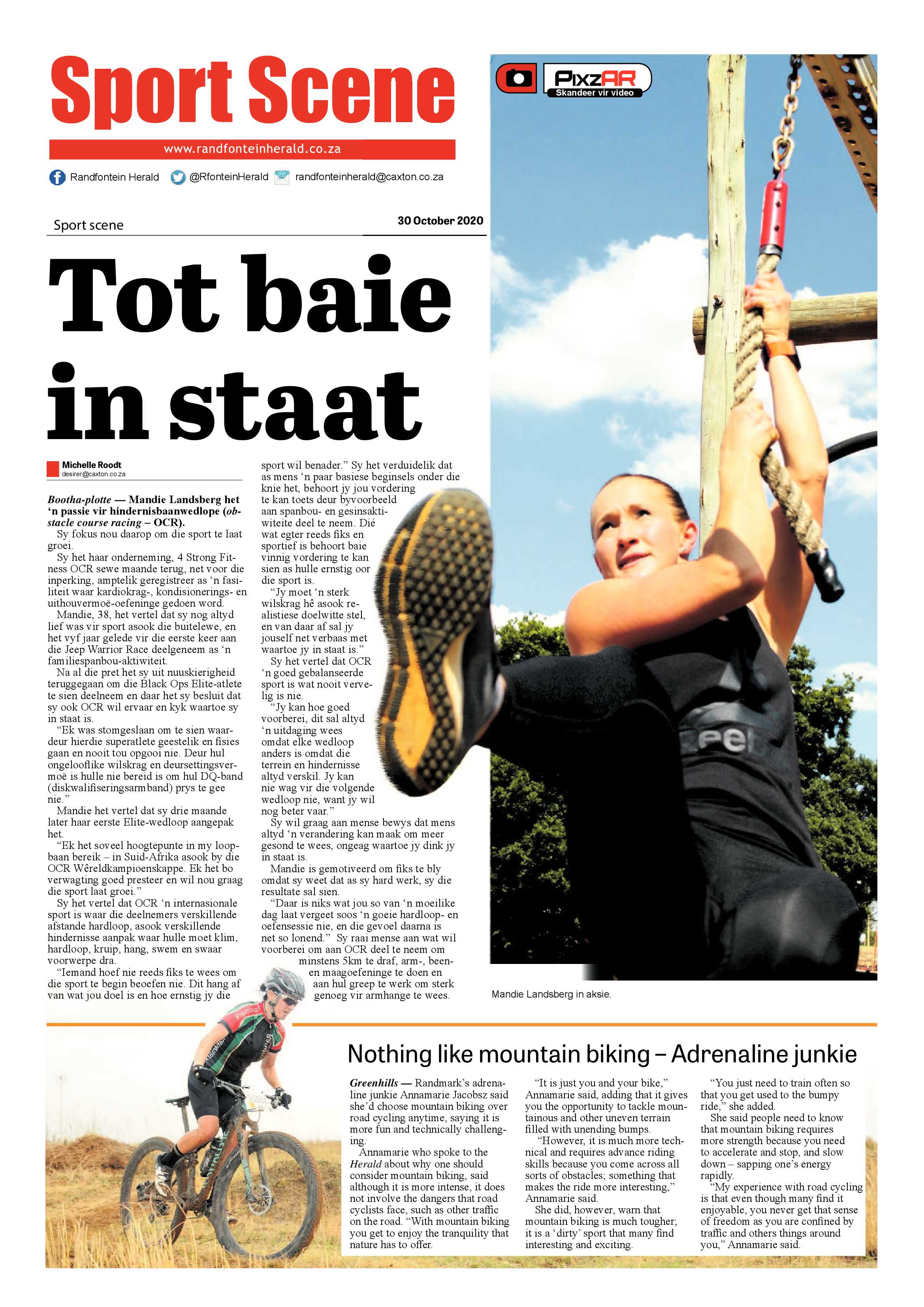 Randfontein Herald 30 October 2020 page 20