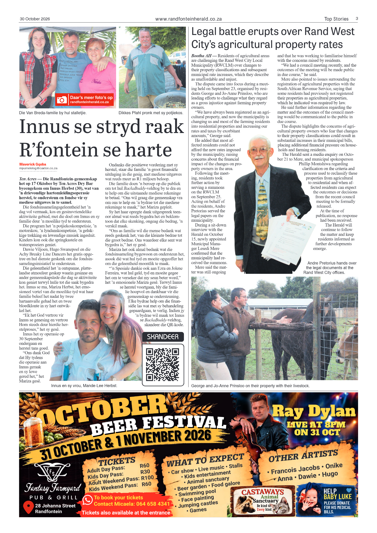 Randfontein Herald 30 October 2026 page 3
