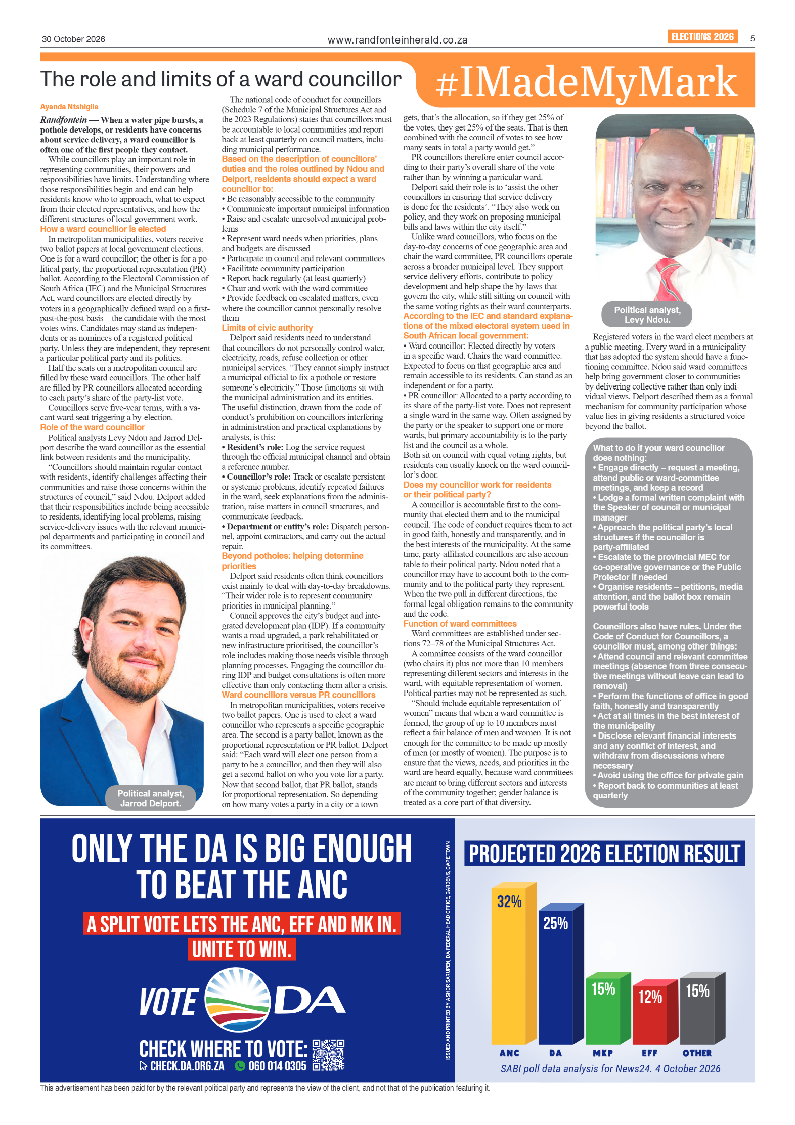 Randfontein Herald 30 October 2026 page 5