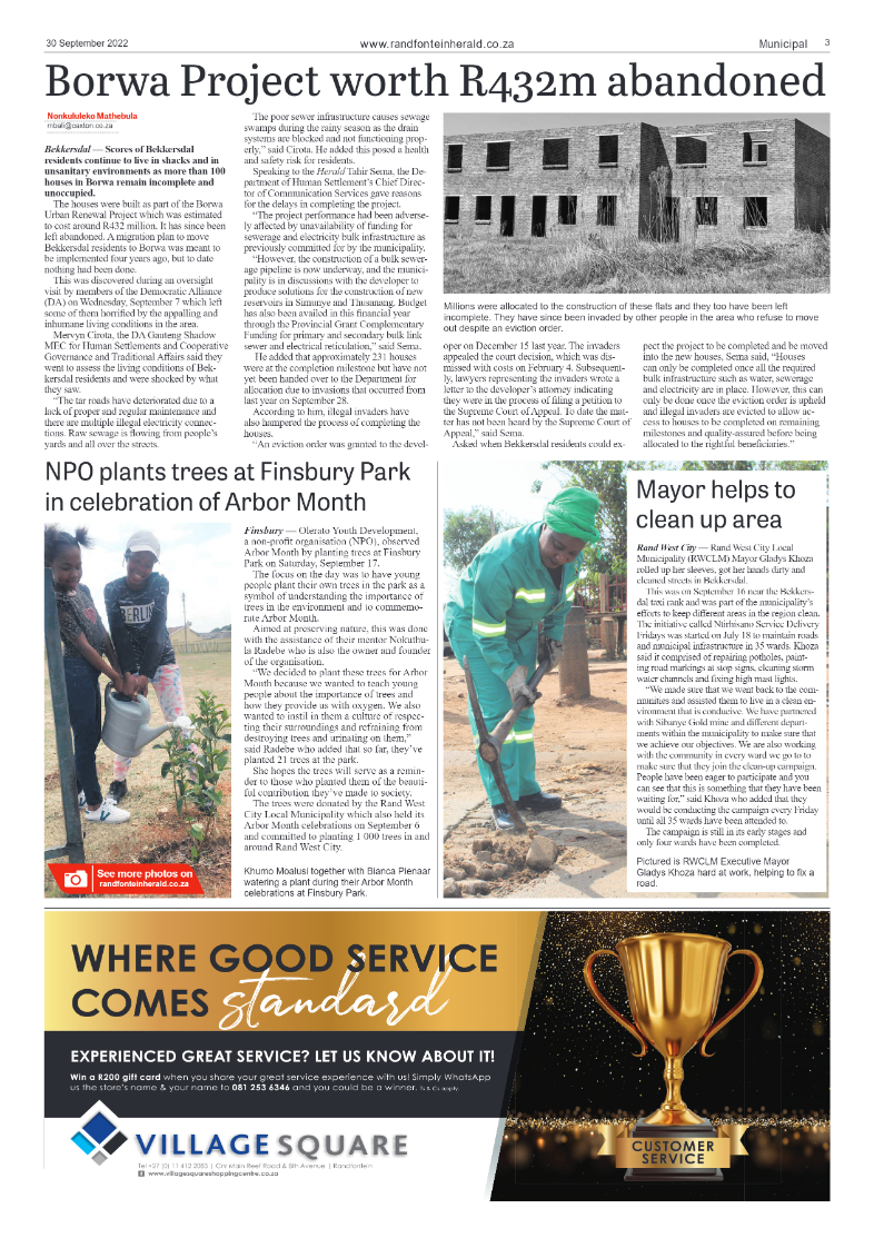 Randfontein Herald 30 September 2022 page 3